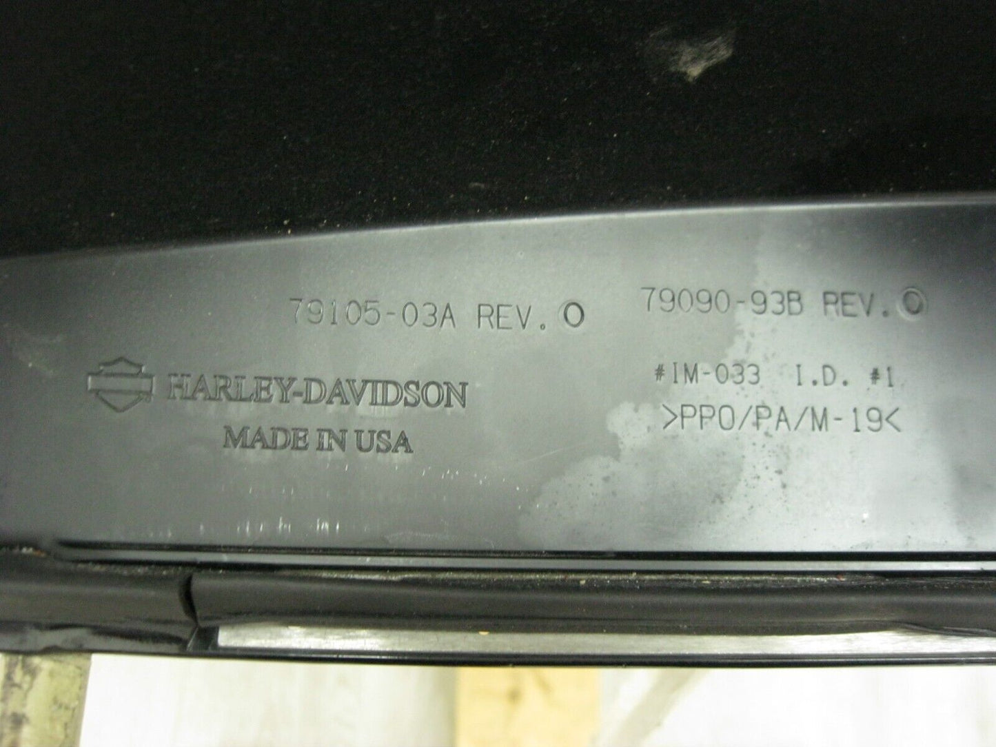 Harley-Davidson OEM '97 - '13 Touring LH Black Saddlebag Lid 90757-93