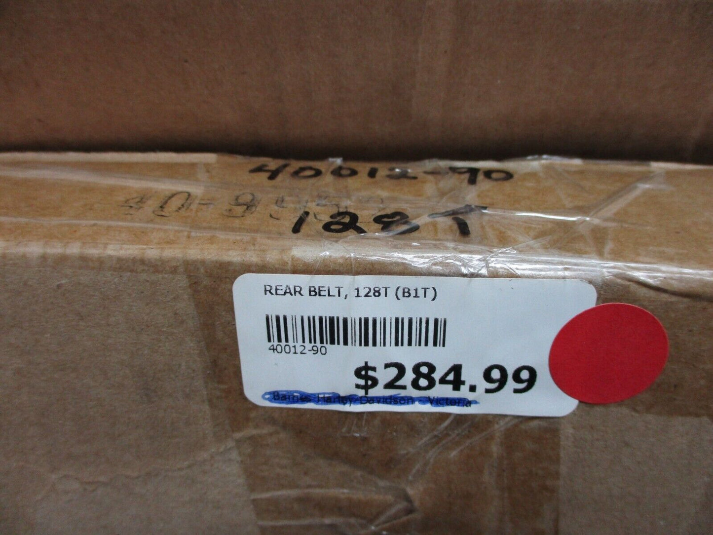 40012-90 REAR BELT 128T HARLEY-DAVIDSON OEM