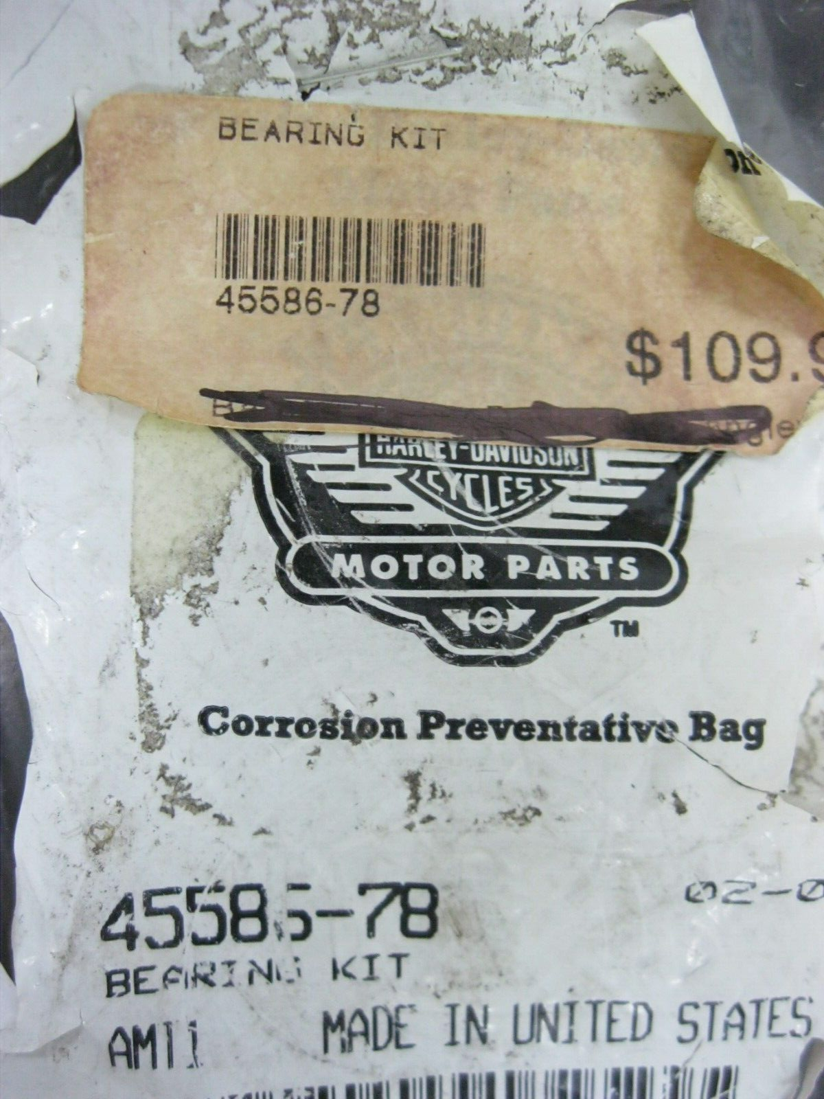 Harley-Davidson OEM 79-85 Sportster Steering Head Bearing & Cone 45586-78