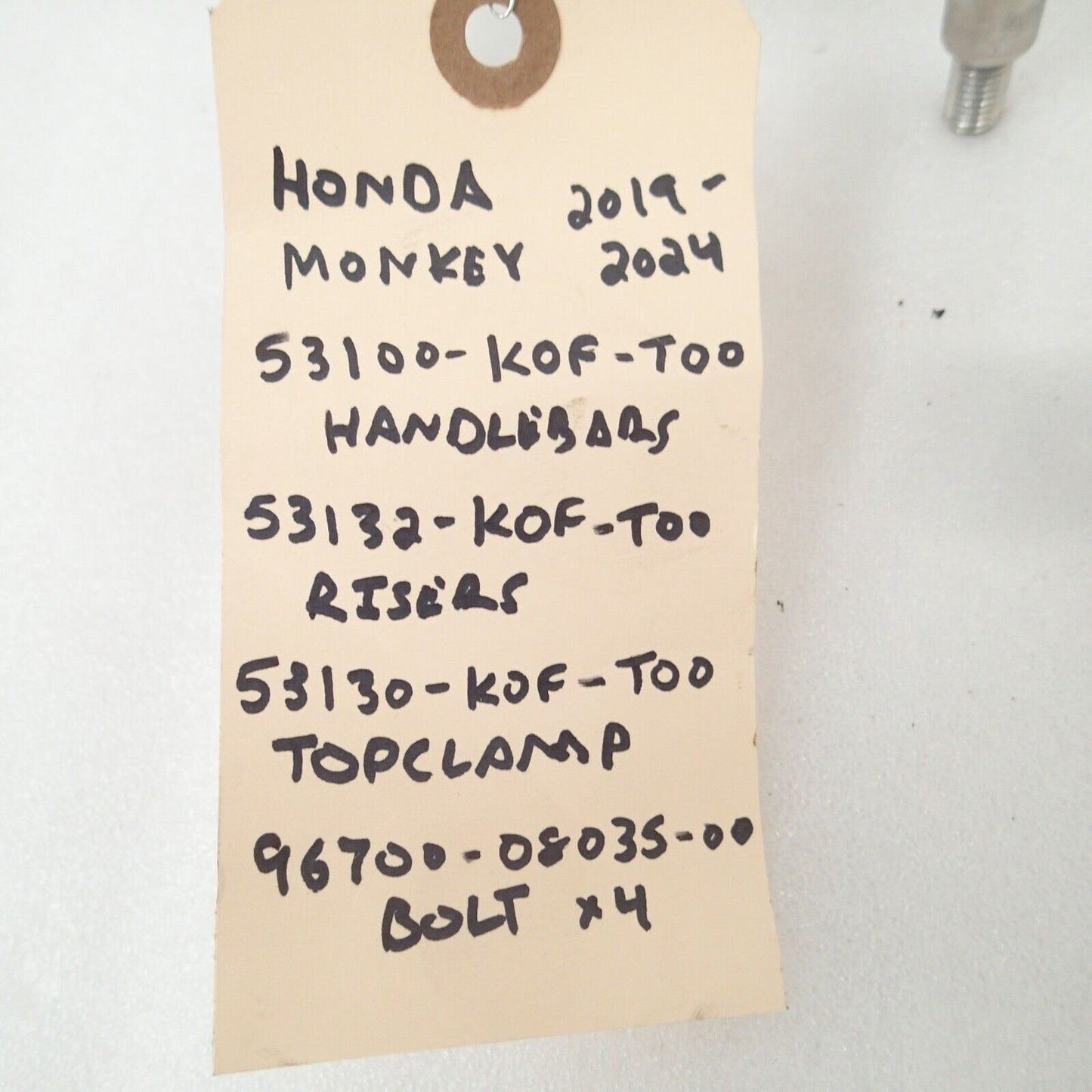HONDA Z125 125 MONKEY CHROME HANDLEBARS, BARS 53100-K0F-T00