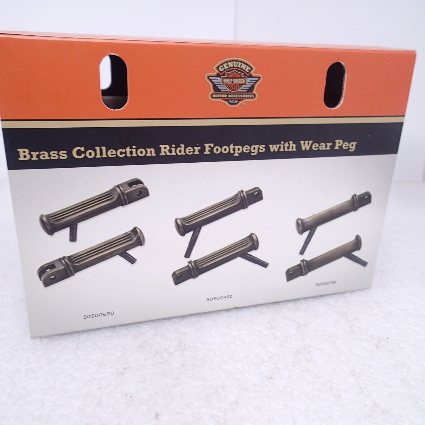 Brass Passenger Foot Pegs Harley-Davidson 18 & LATER FXFB & FXFBS 50500690