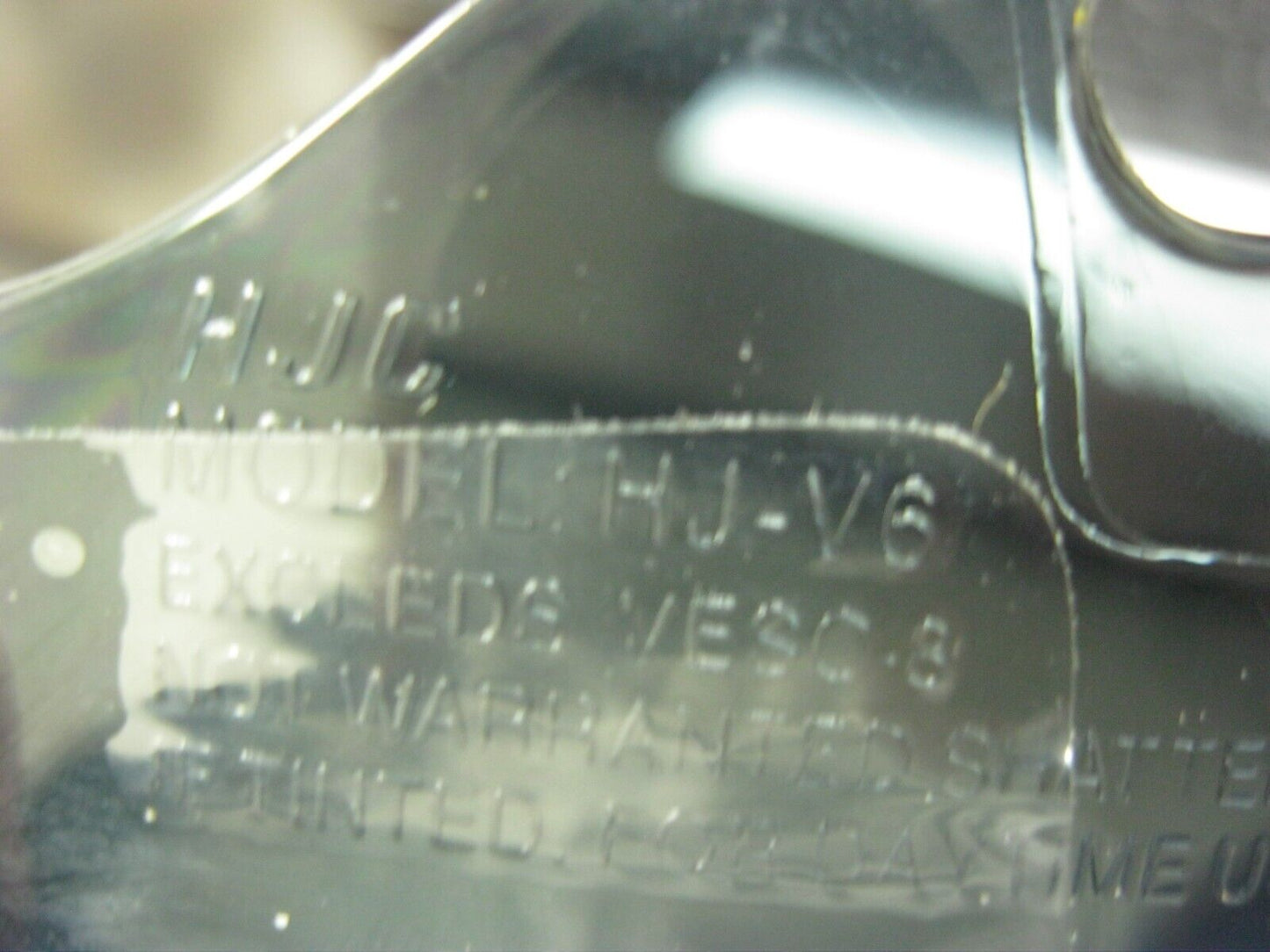 HJC HJ-V6 CS-2N Replacement Shield (Dark Smoke) HHJV6G1003000