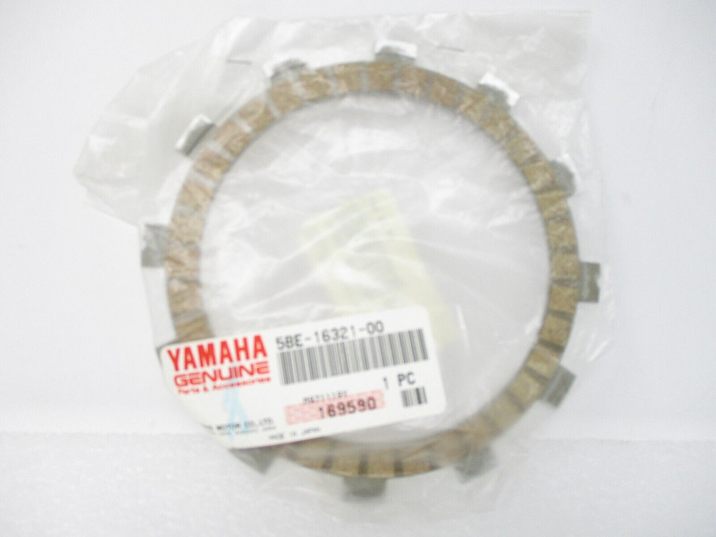 NOS Yamaha OEM Friction Plate 1998-2000 WR400 F 1998-1999 YZ400 F 5BE-16321-00