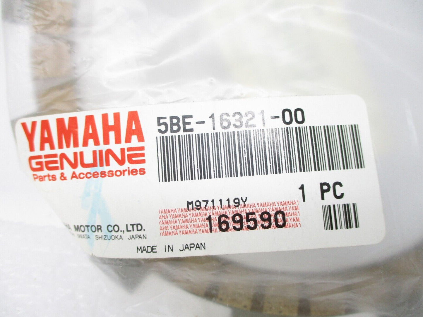 NOS Yamaha OEM Friction Plates 5pcs 98-00 WR400F 98-99 YZ400F 5BE-16321-00