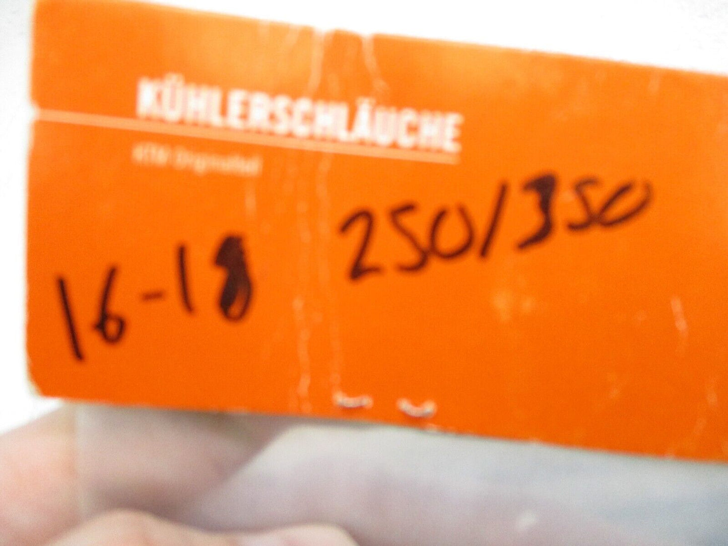 KTM Powerparts Radiator Hose (250/350 SX-F 2016-2018) - 7943592404404