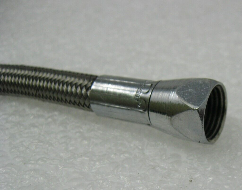 9.25" Braided Oil Line for Harley-Davidson Evo 9/16" NC Threads (No Nipples)