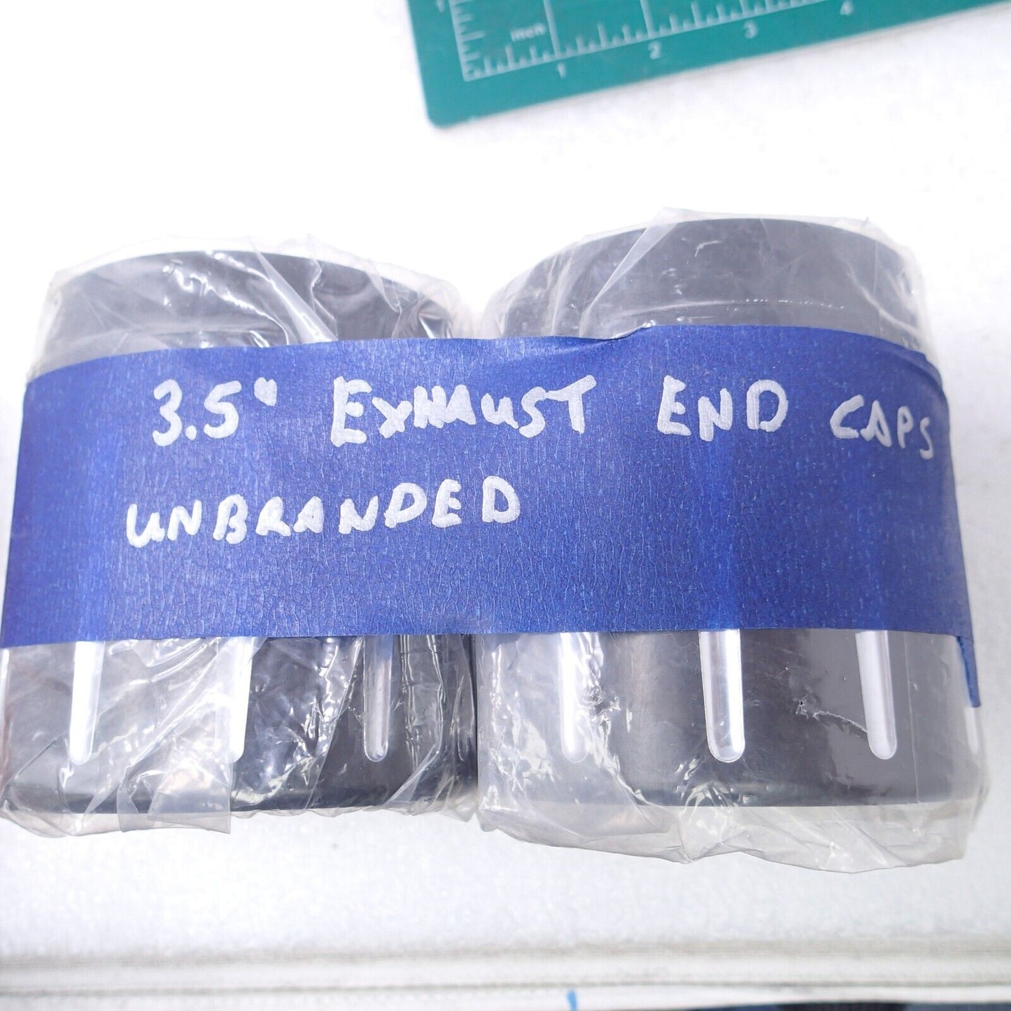 Harley FLHX FLTRX FLHTKL Muffler Endcap Kit, 3.50 In Black 65100013