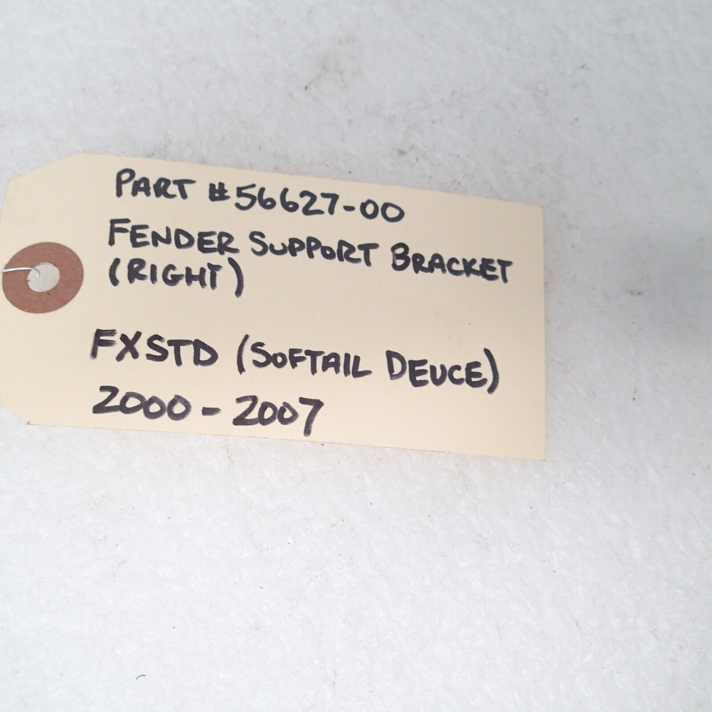 00-07 Harley davidson Softail Deuce Rear Back Fender reinforcement 56627-00