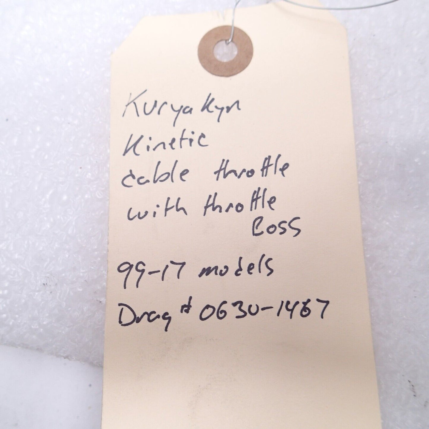 USED Kuryakyn Kinetic Grips 1" #6372 fits Honda/Suzuki Chrome DRAG 0630-1467