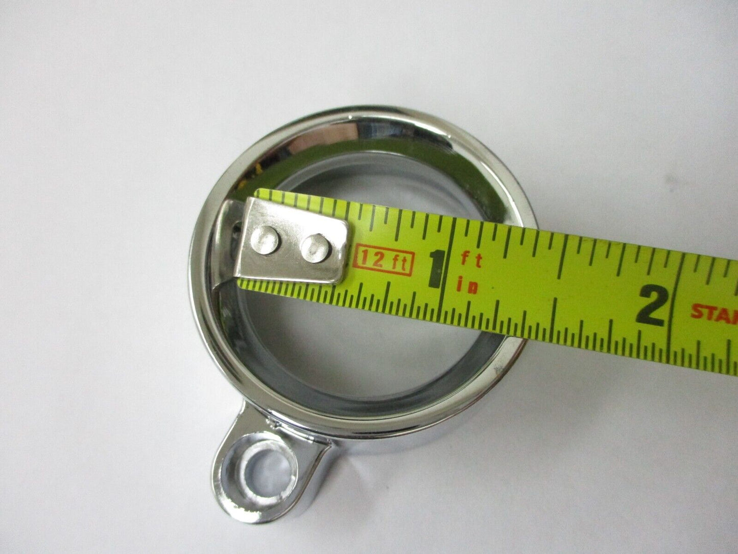 NEW Harley Davidson Chrome Light bezel 1 3/4" OD 1-1/5"