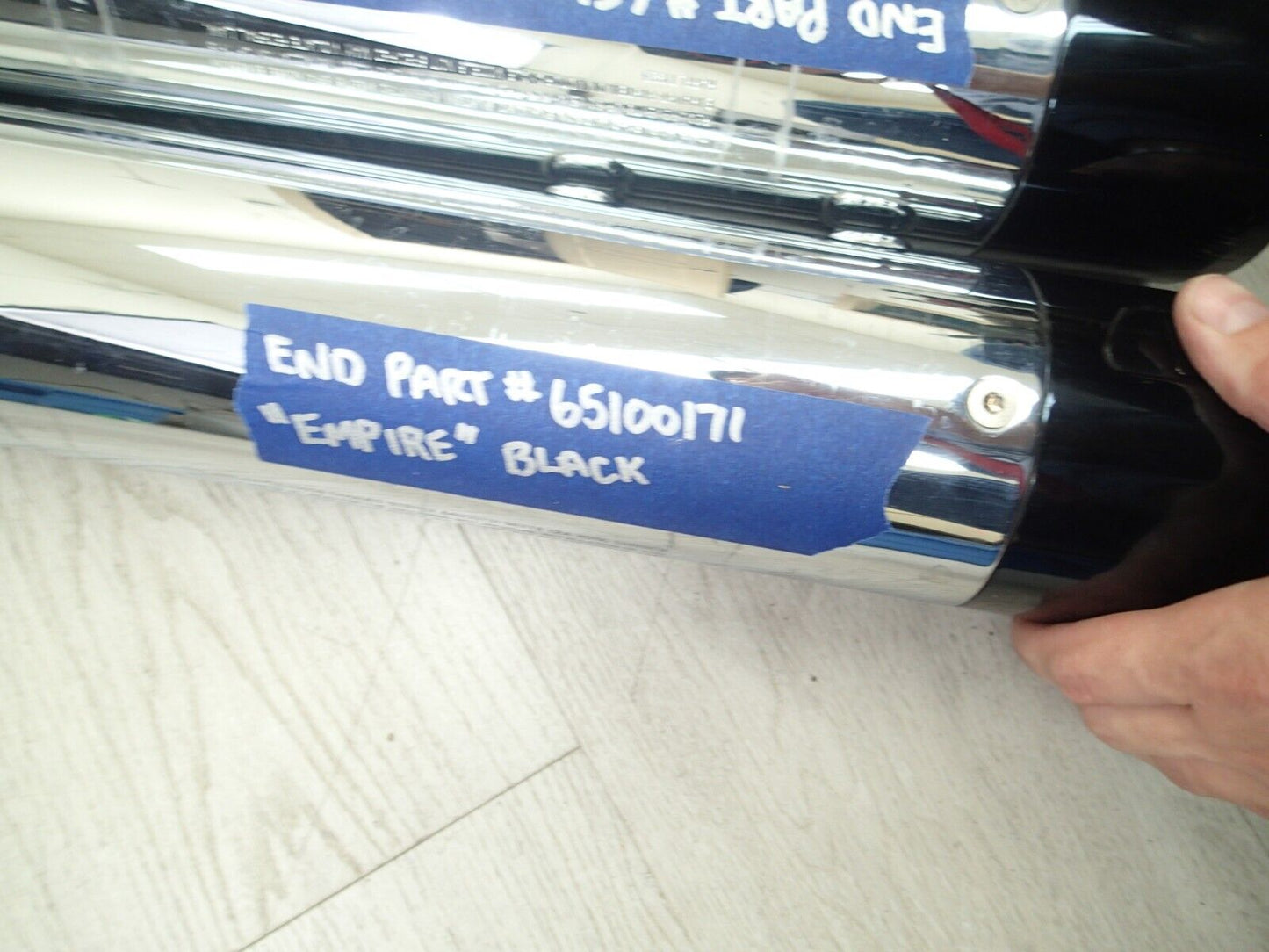 Harley-Davidson CVO 18-20 CVO Chrome Mufflers 64900731/2 End Caps 65100171