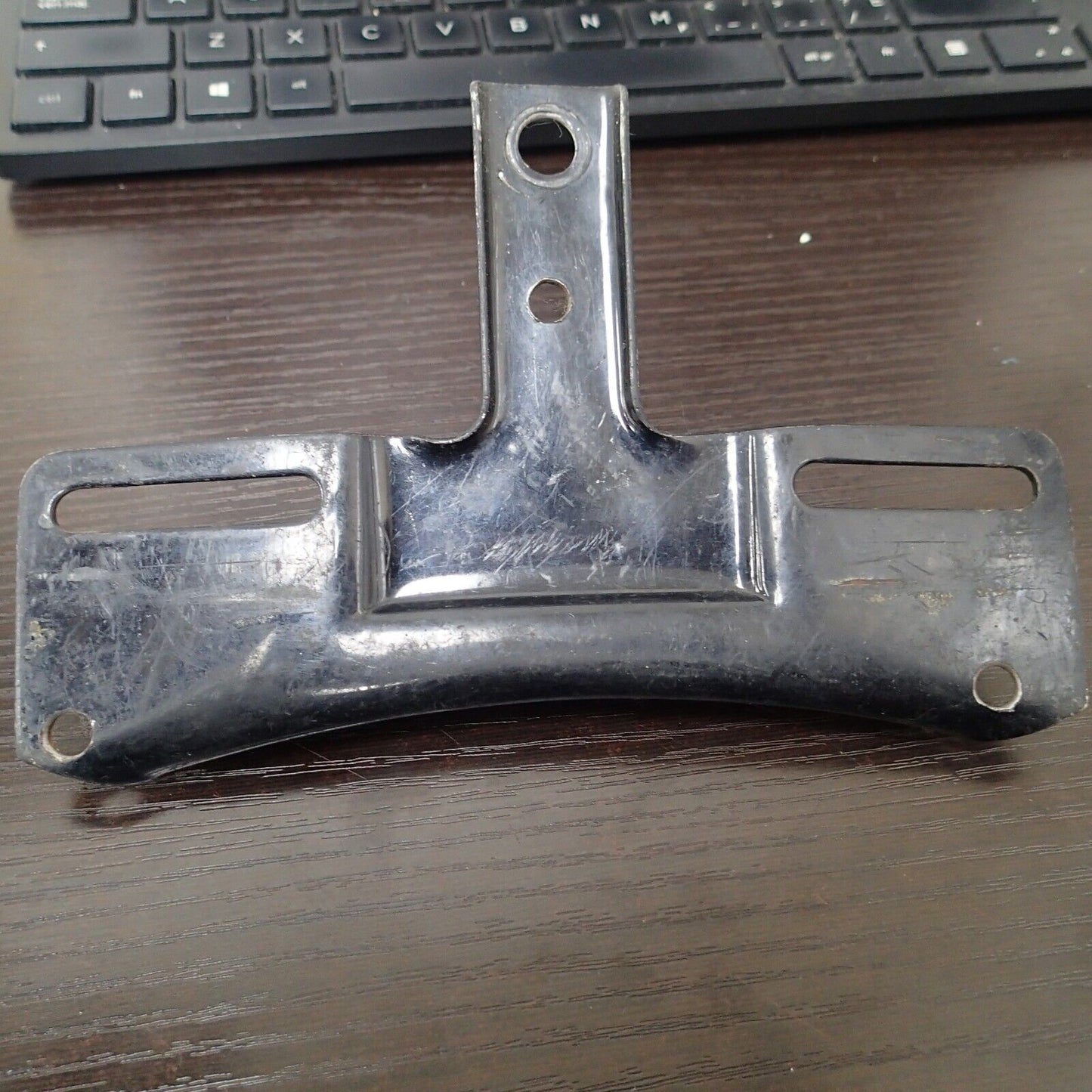 59984-73 Harley OEM 83-20 Softail Dyna Black License Plate Mount Bracket Holder