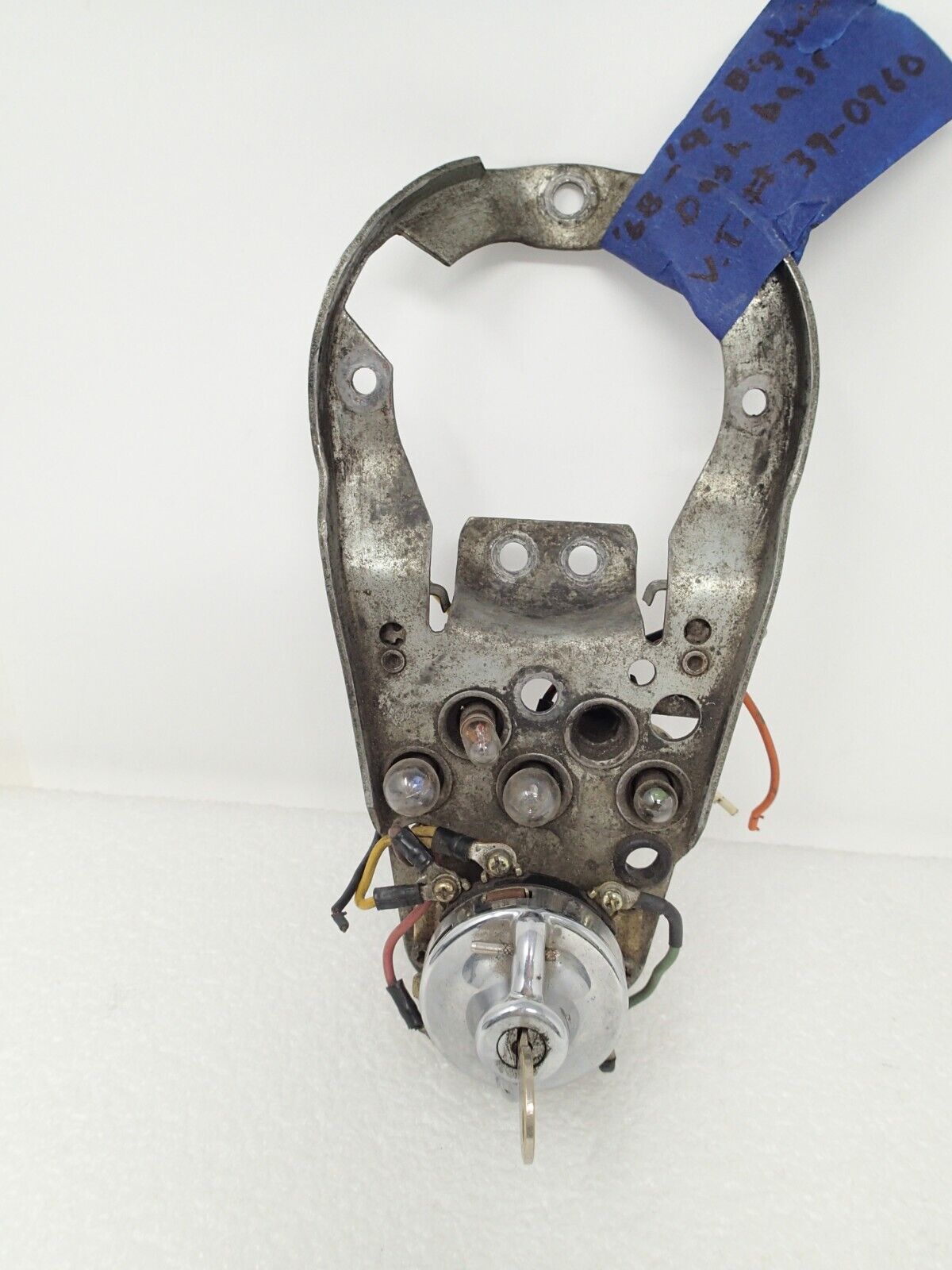 Softail Herritage Speedo Speedometer Bracket Mount Five Light Dash Base 39-0960