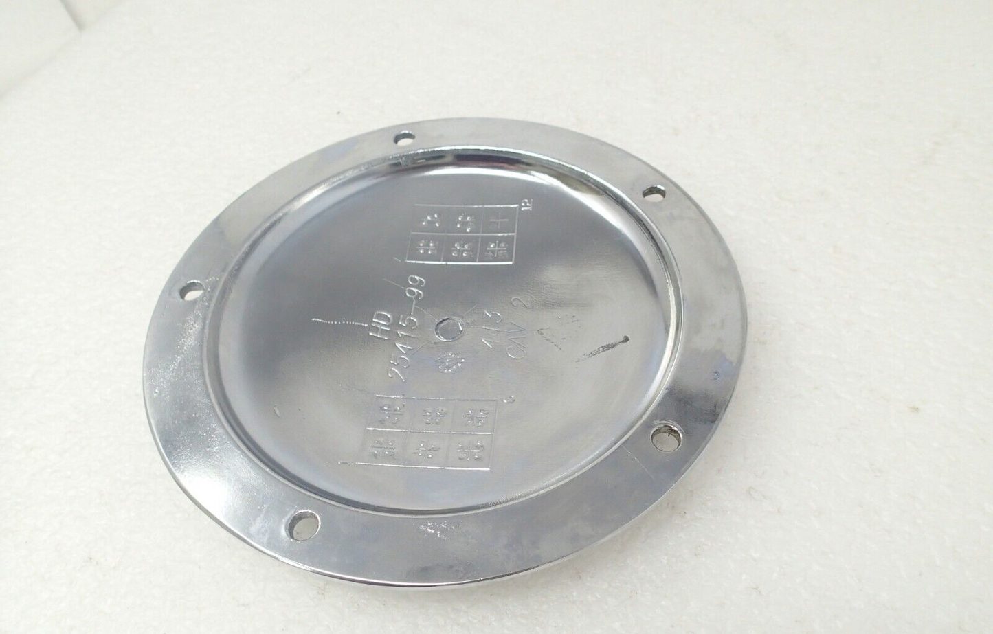 Harley Davidson Derby Cover HD 25415-99 Softtail Chrome OEM Twin Cam 88