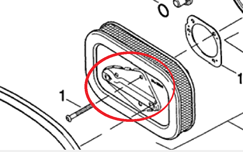 Harley-Davidson OEM 07-13 XL Air Cleaner Mounting Bracket