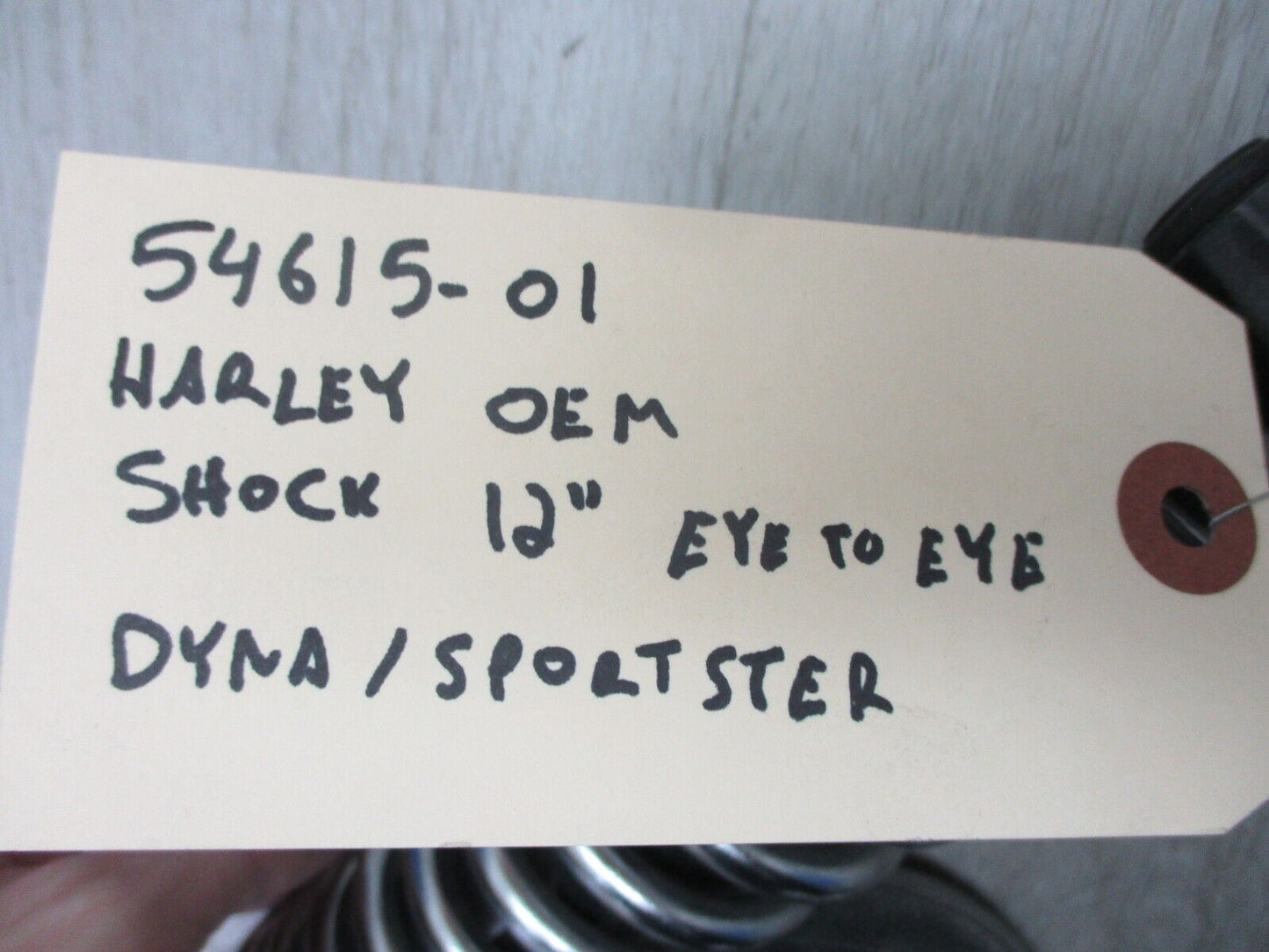 54615-01 HARLEY OEM SHOCK 12" EYE TO EYE DYNA / SPORTSTER ONE UNIT