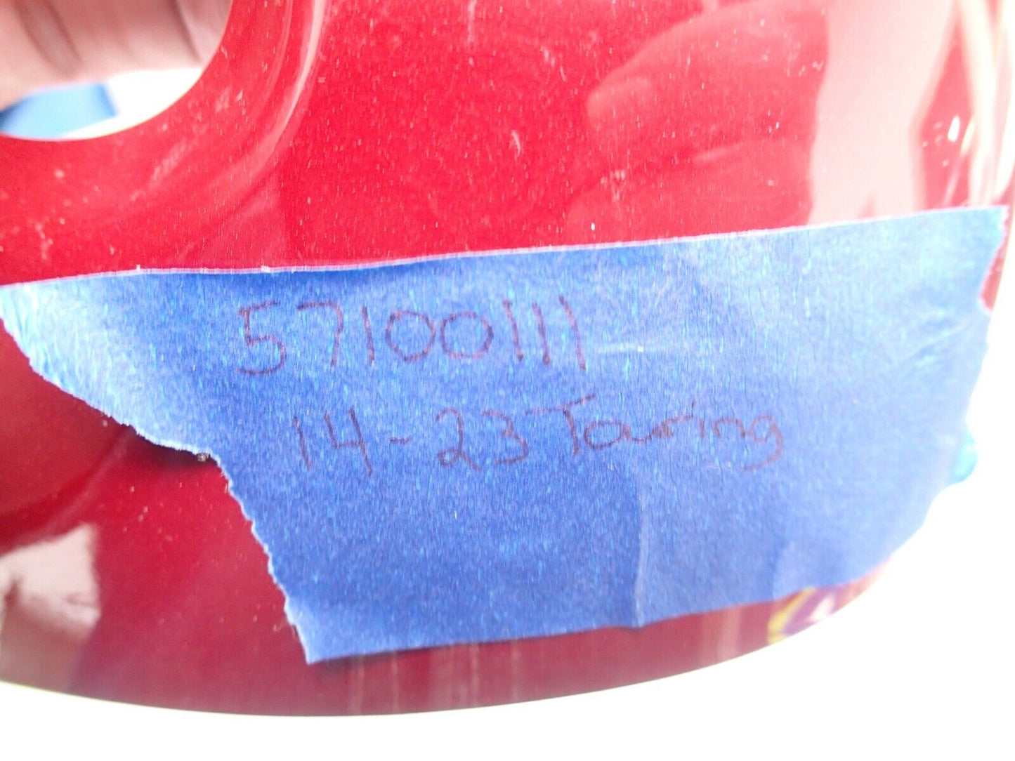 HARLEY DAVIDSON TOURING ROAD GLIDE RED LOWER FRONT FAIRING CAP 57100111 LEFT
