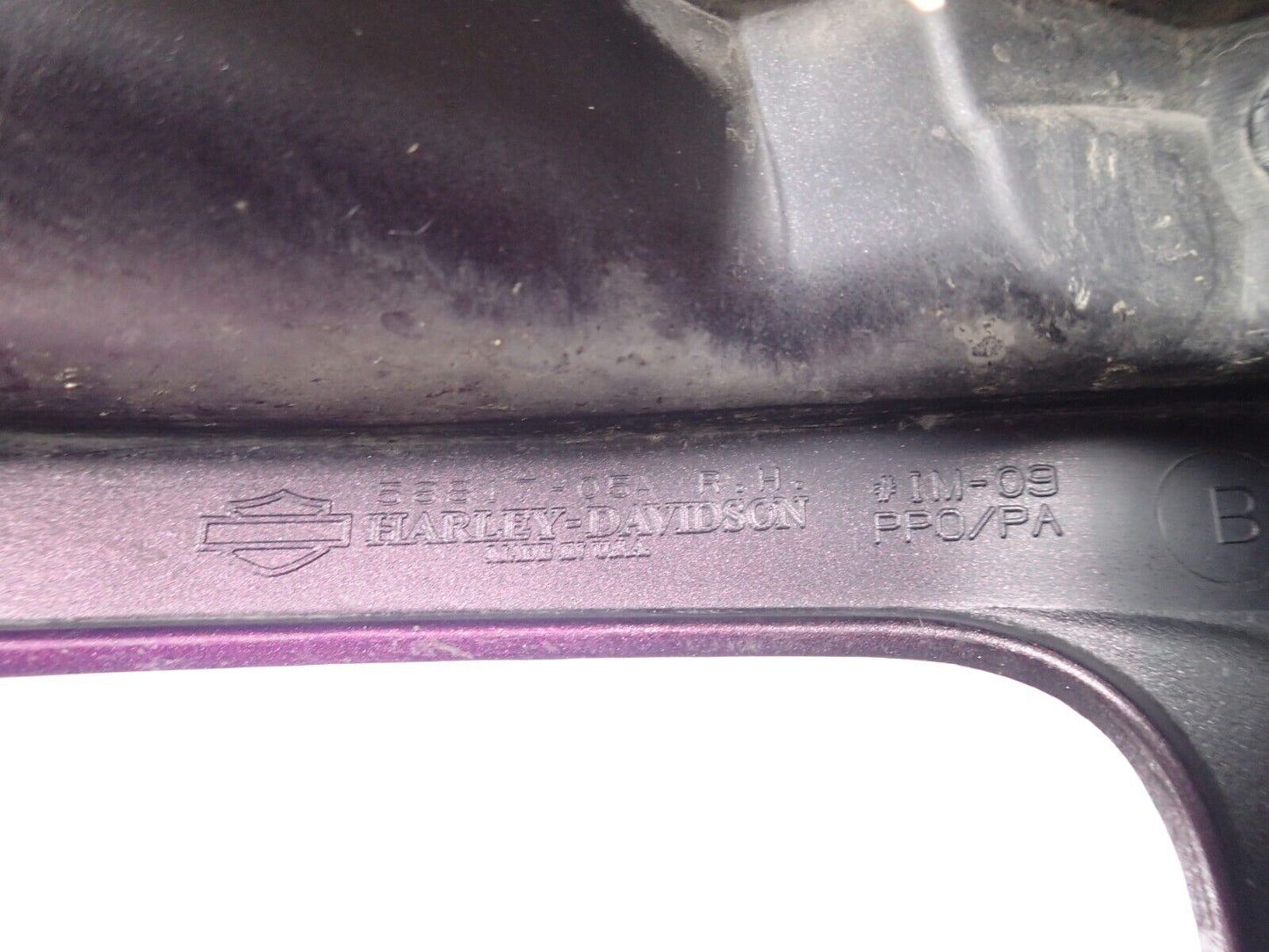 Harley Touring Vented Lower Leg Fairings Bright Purple 58817-05A