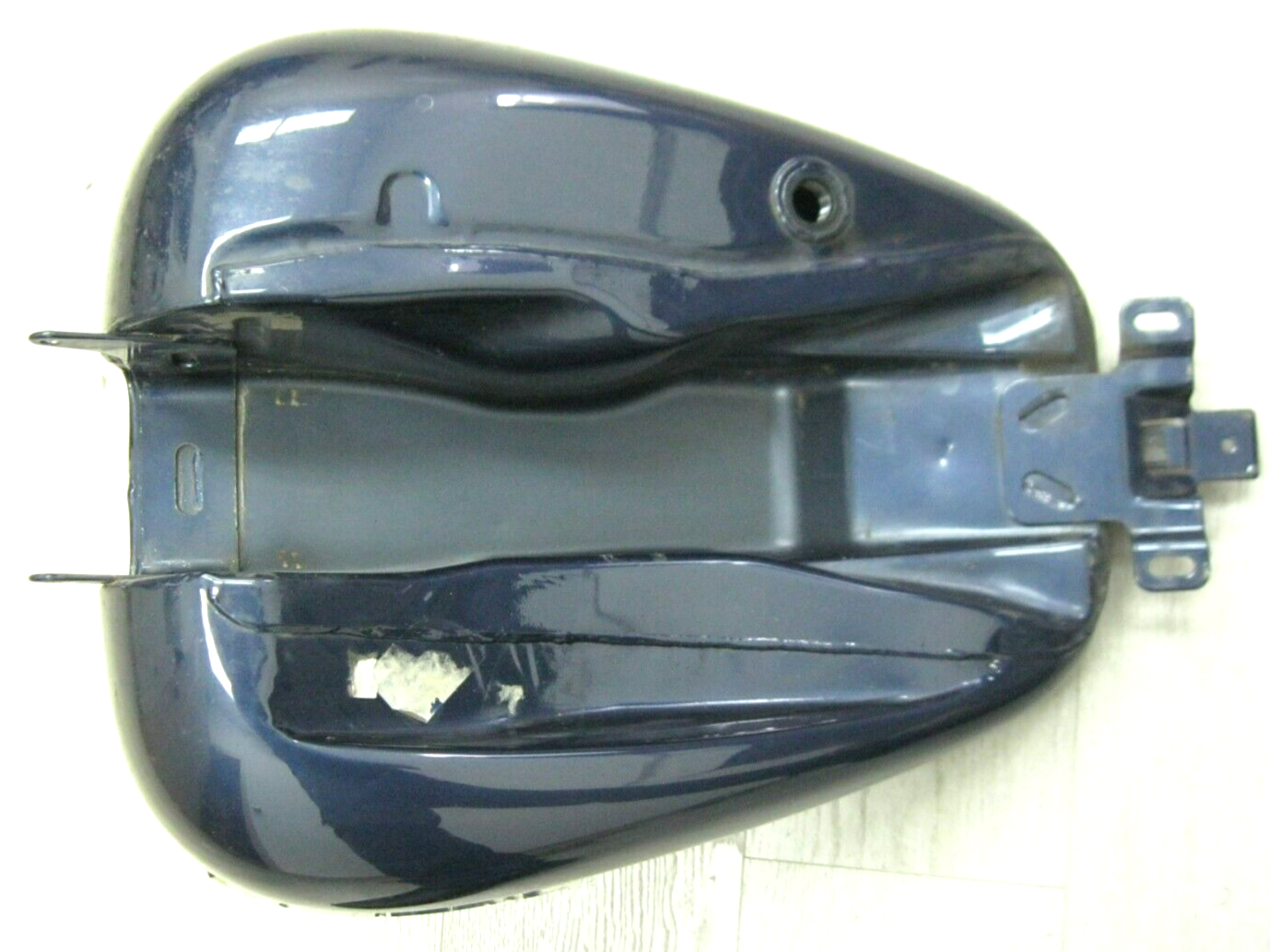 Harley-Davidson OEM 08 - 23 FLT FLH Dark Blue Tank with Badges Prime # 61356-08