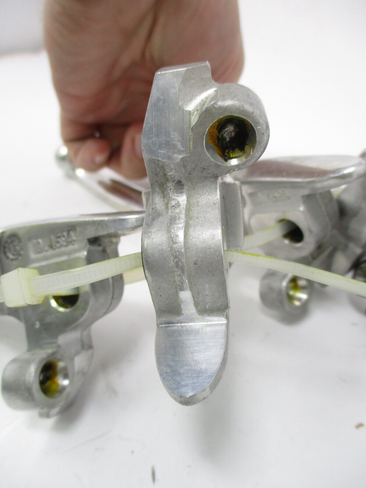 USED HARLEY-DAVIDSON OEM 10.4594 CLUTCH HAND & BRAKE LEVERS ALUMINUM (Single)