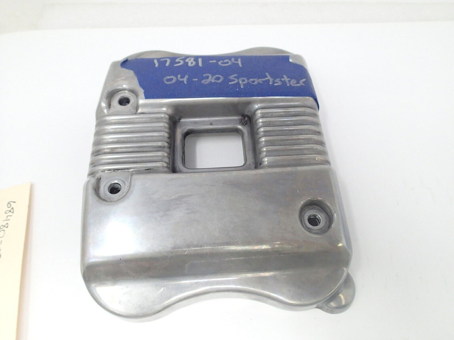 Harley 04-20 Sportster XL Single Chrome Rocker Box Engine Valve Cover 17581-04