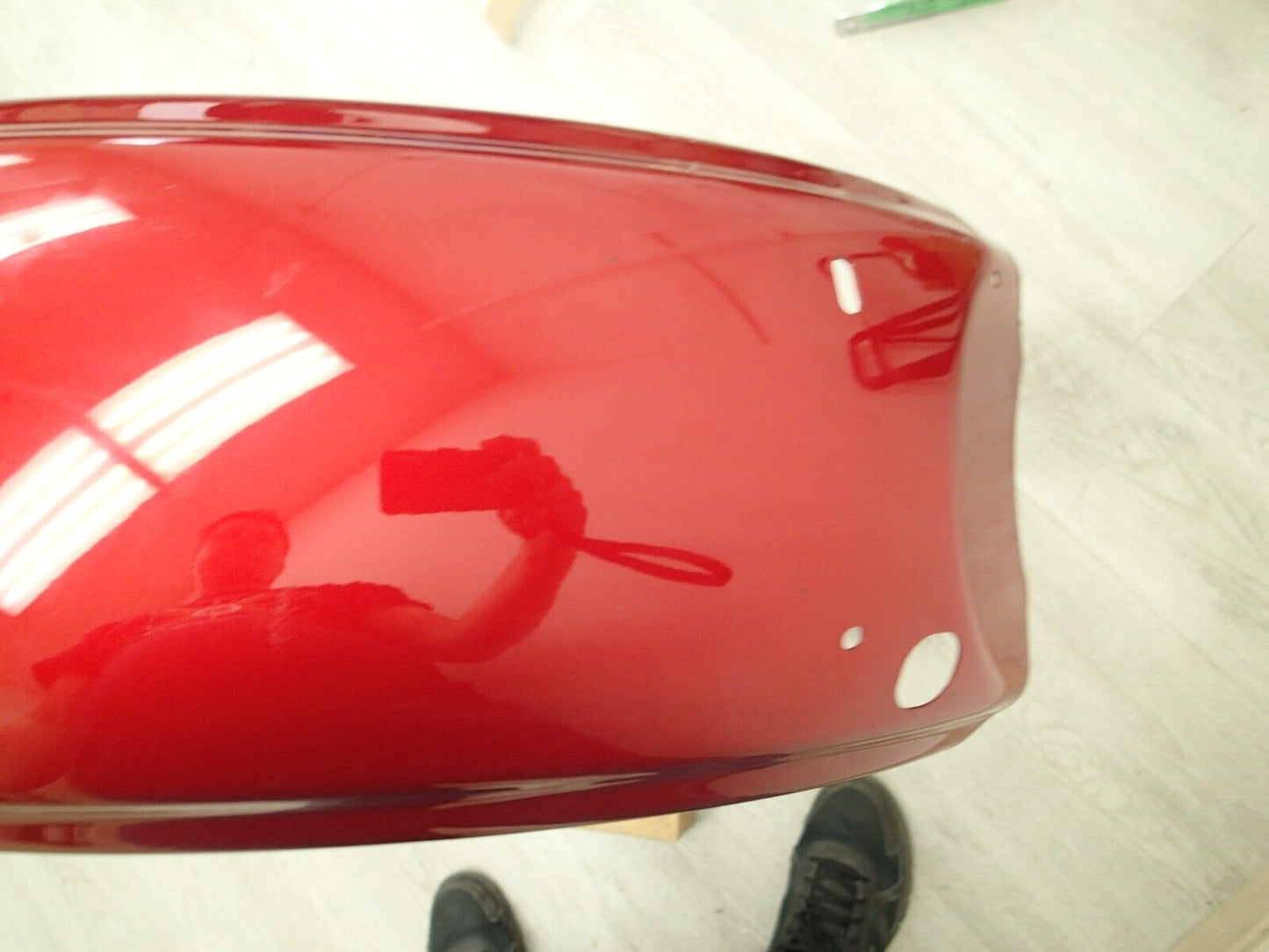 Harley Davidson OEM FLHX Rear Fender Red Hot Sun Glo 59731-09CYS NO DENT. GOOD