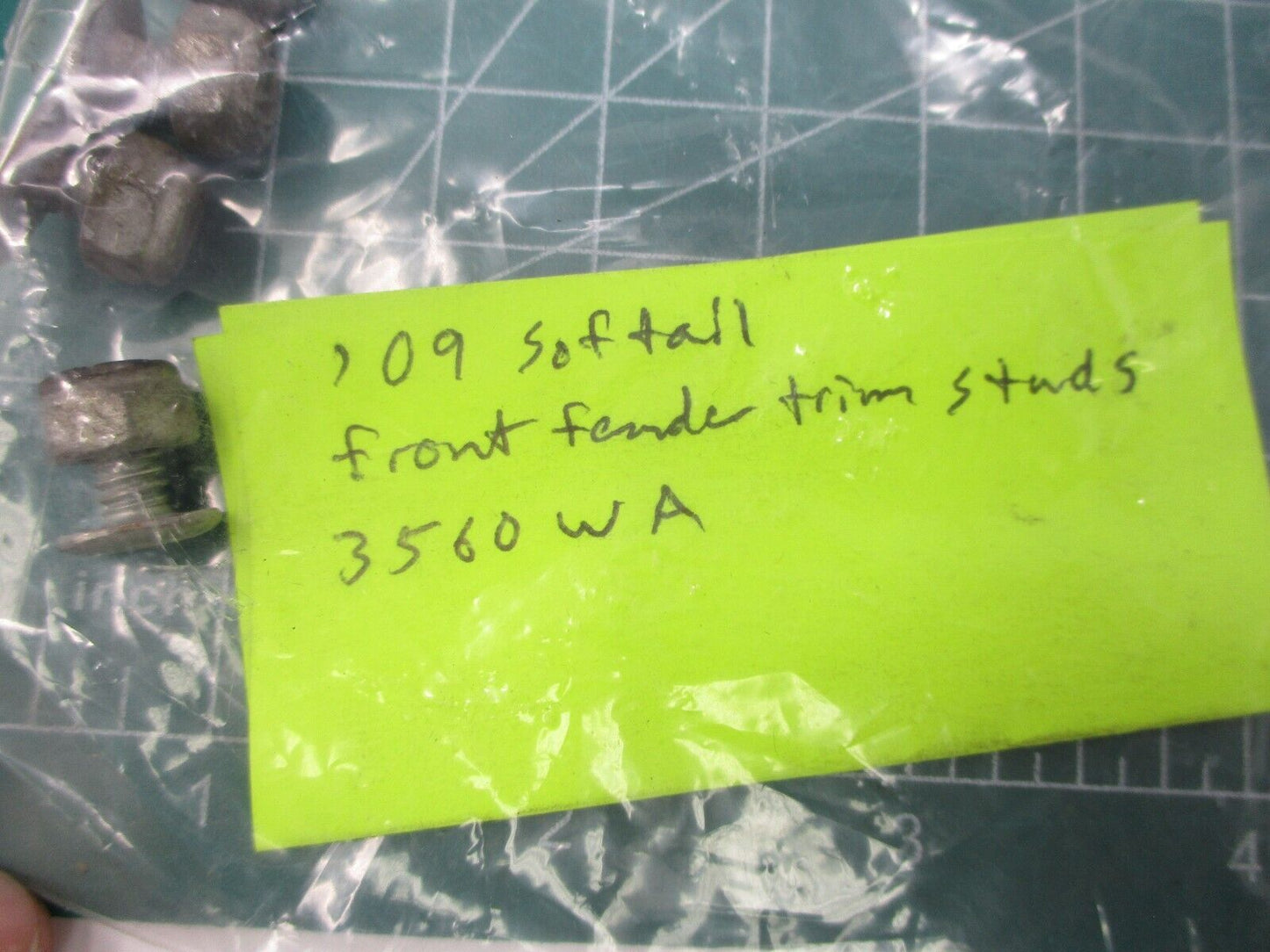 09 Softail front fender trim studs screws 3560 WA Set/4pcs
