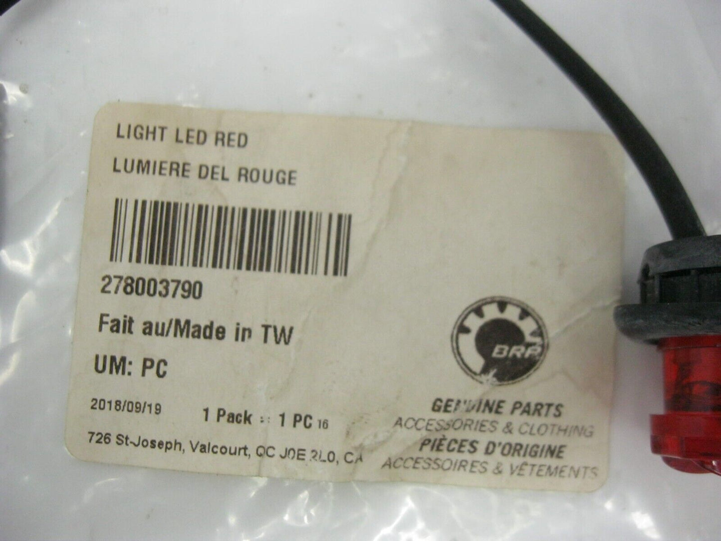 Sea-Doo OEM LED Red Light 278003790