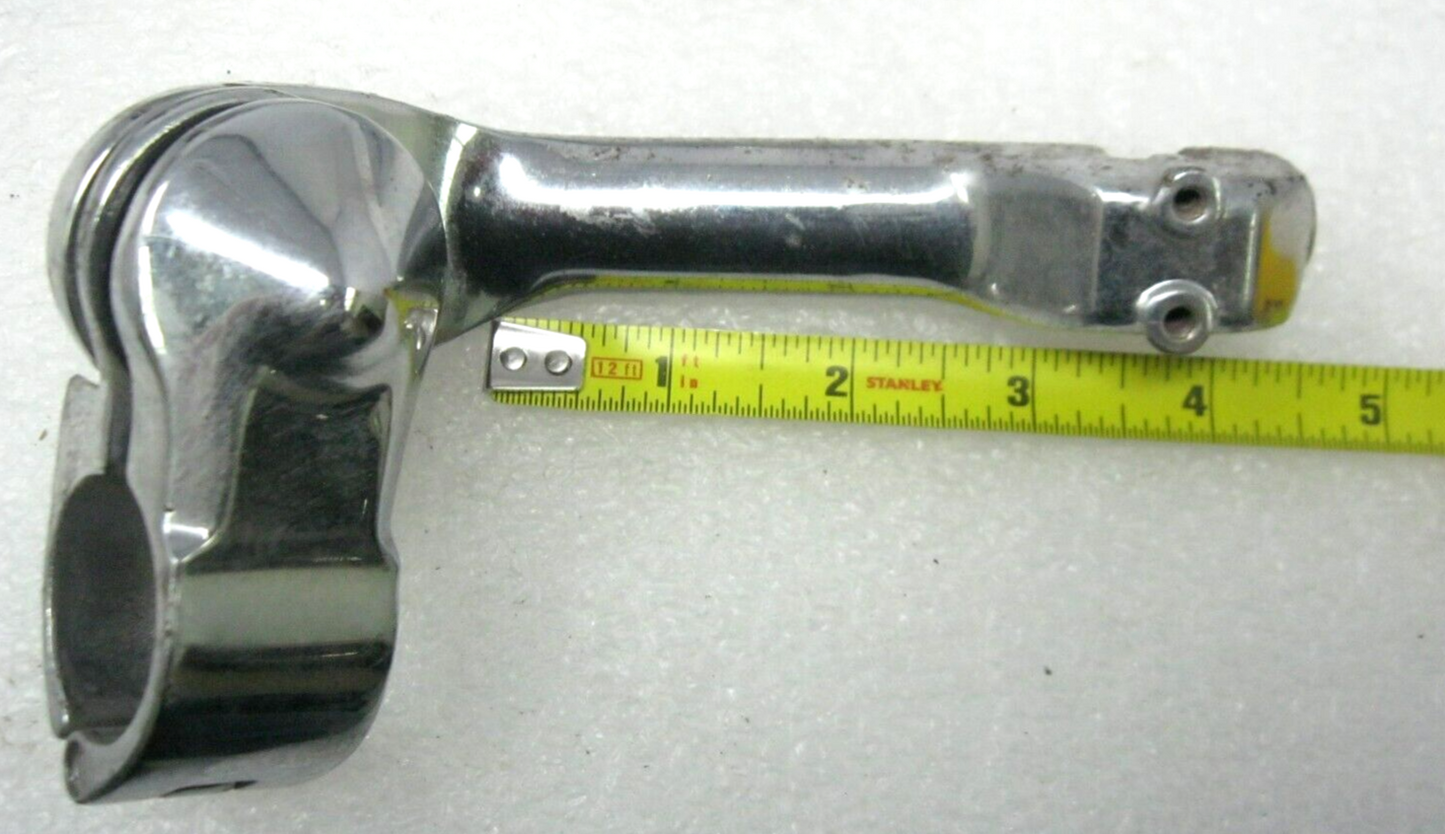 Unbranded Long Angled Adjustable Highway Peg Mounts with 1.25" Clamps (Damaged)