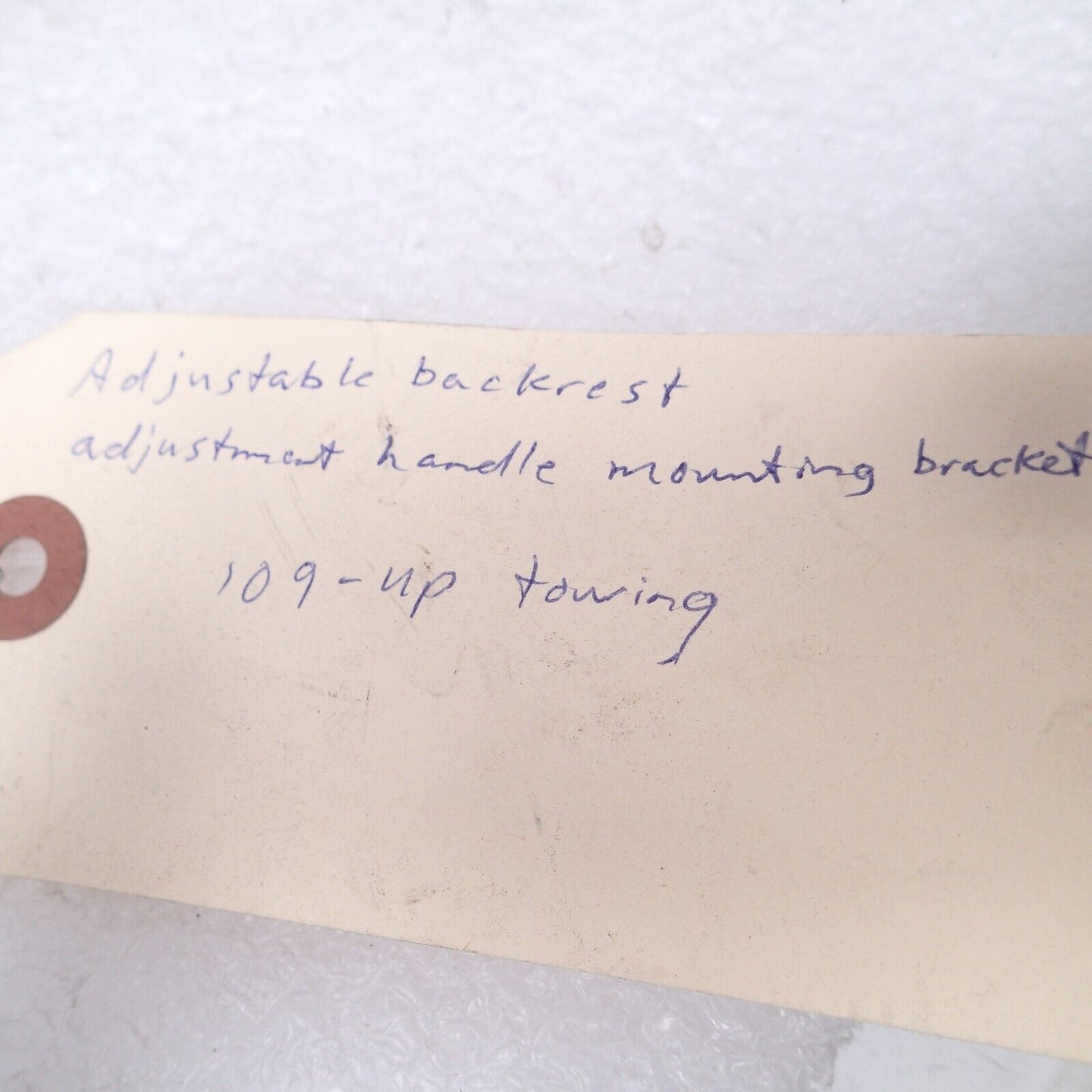 Actuator handle bracket FOR Adjustable Driver Backrest Mounting Kit (52593-09A)