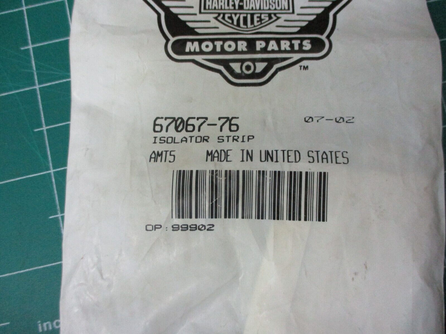 Isolator Strip (Pack Of 5) Part Number - 67067-76 For Harley-Davidson