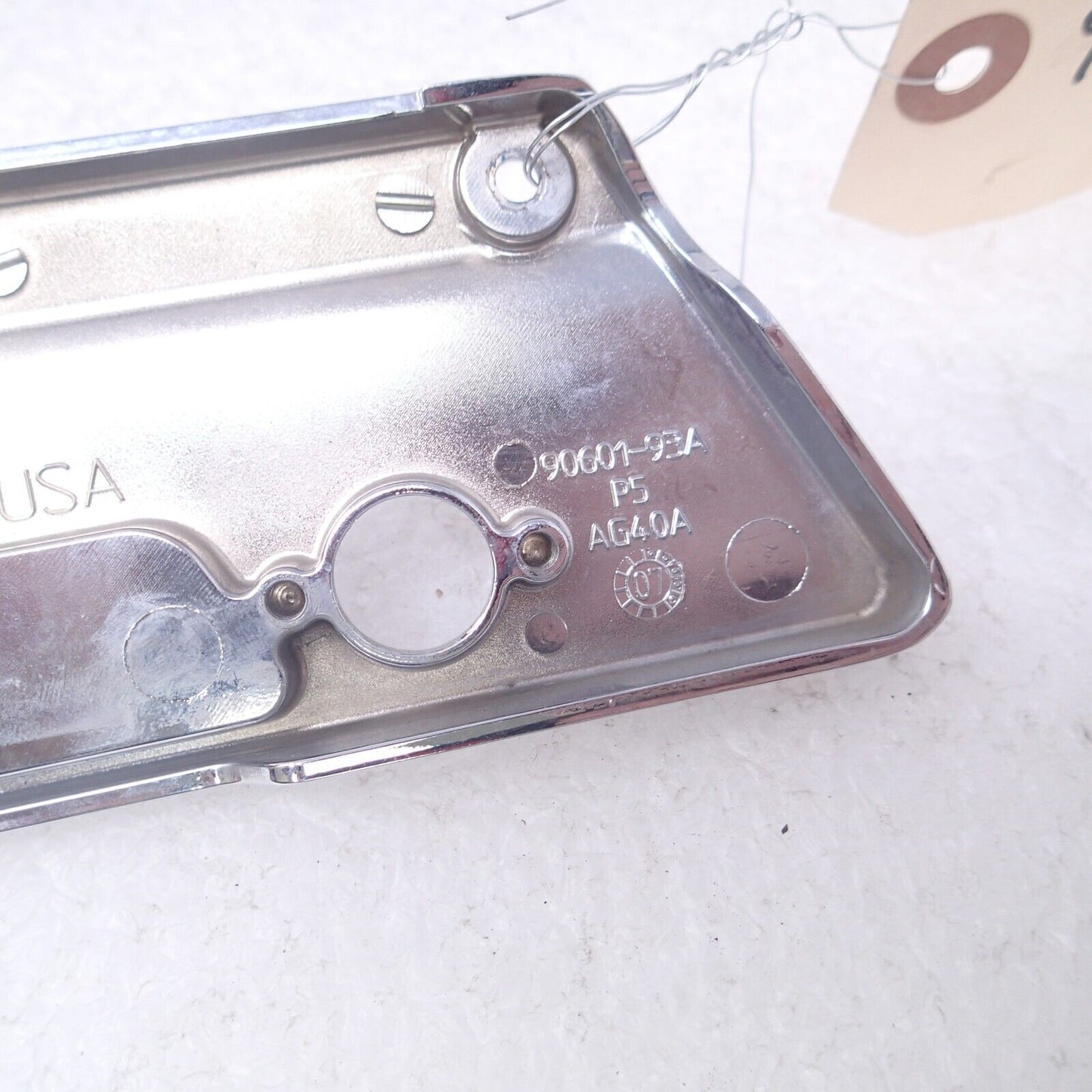13 Harley Electra Glide Ultra Limited Saddlebag Latch Faceplate CHROME 90601-93A