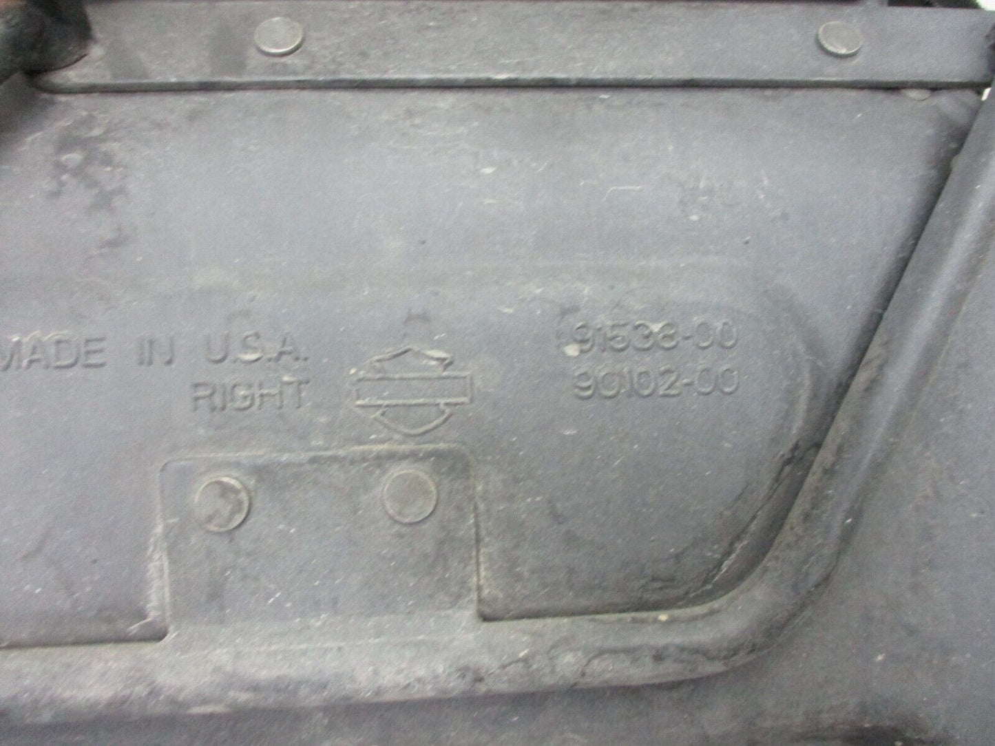 HARLEY DAVIDSON OEM - 84-17 Fatboy Leather Panniers Saddlebags 91539-00 91538-00