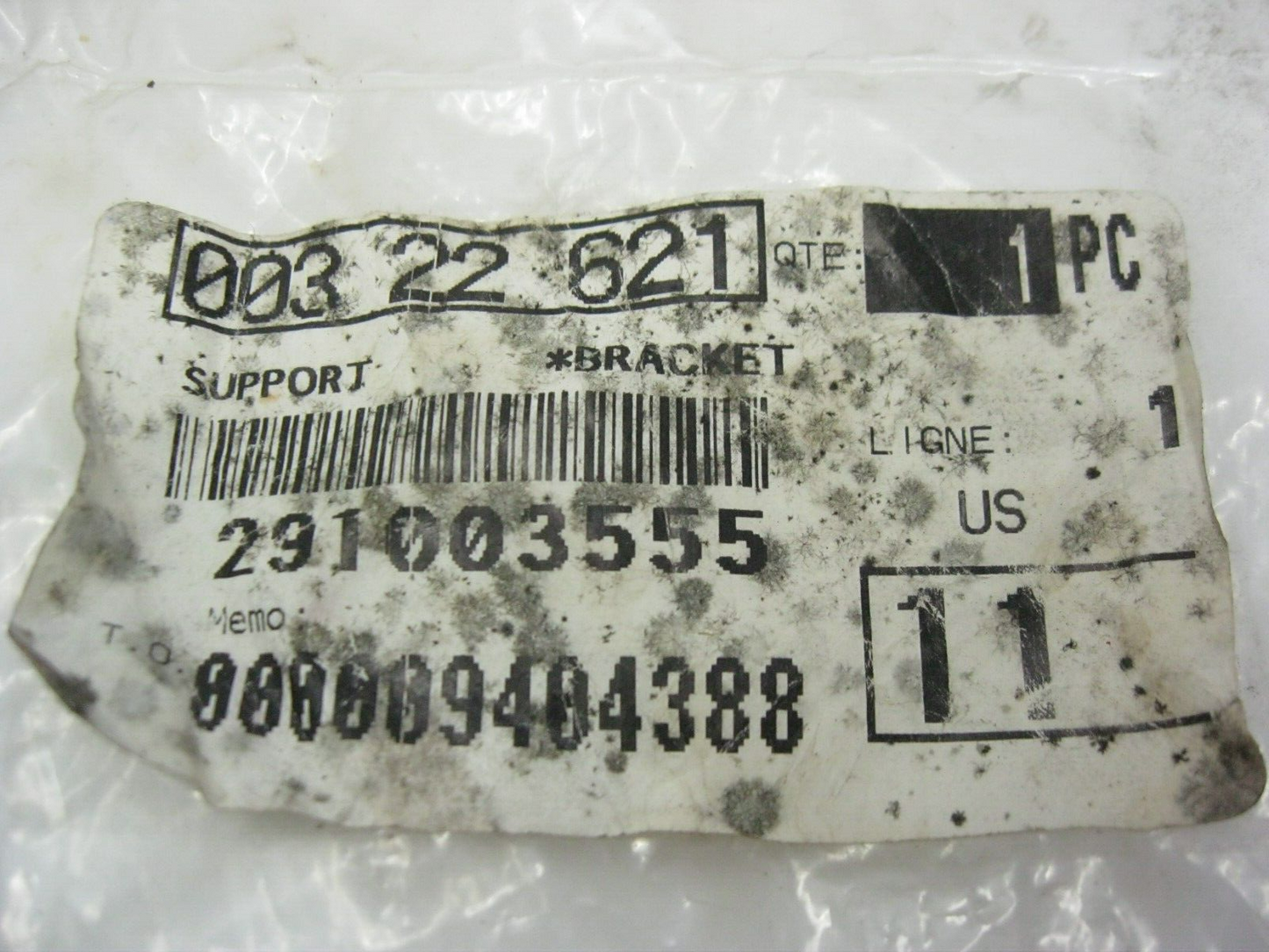 Sea-Doo OEM 12-19 Trailer Move I Galvanized Black RH Wing Bracket 291003555