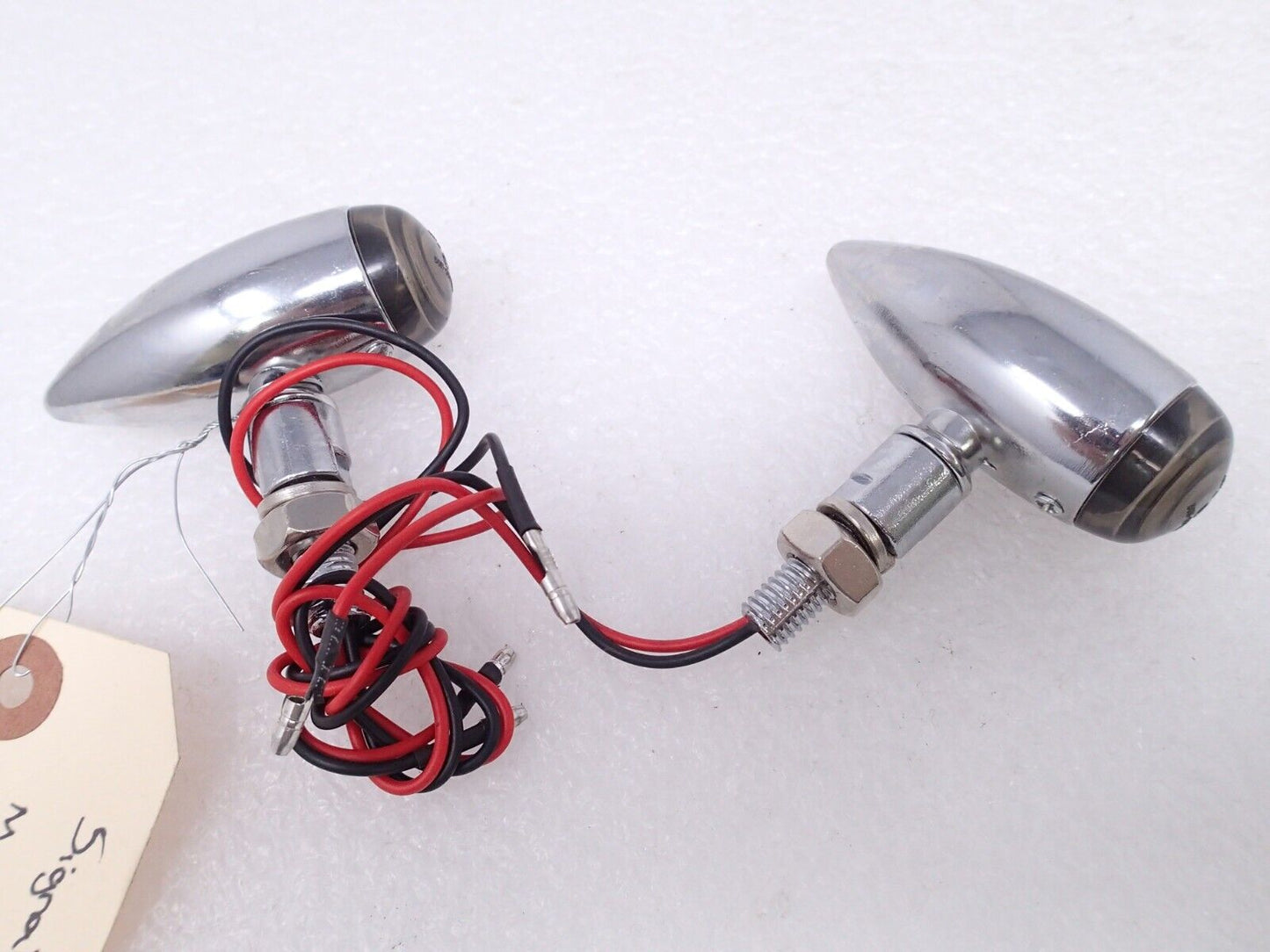 Bullet 12V Motorcycle Turn Signal Lights Taillights Side Marker Lamps (PAIR)