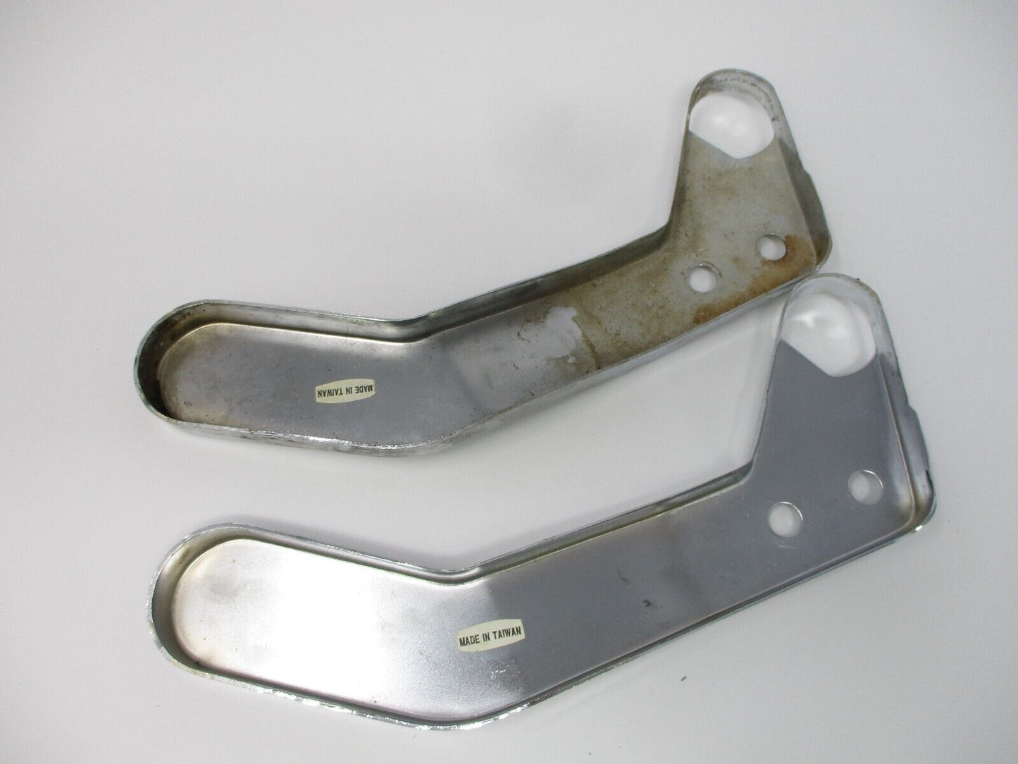 Chrome Passenger Foot Peg Bracket Covers for 1994-95 FXD Dynas