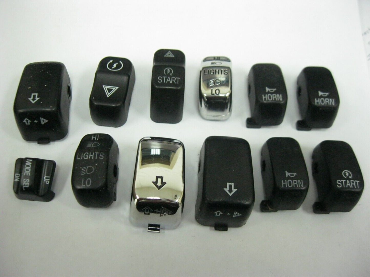 Harley-Davidson OEM Random Pack of 12 Switch Housing Buttons ** Button Set 5 **