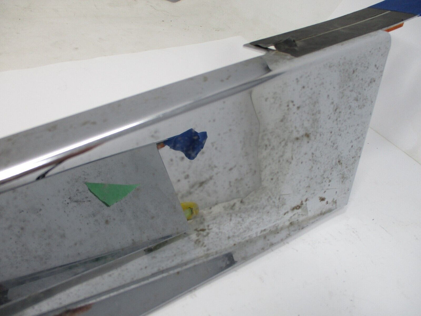 Left and Right Chrome Fork Mounted Wind Deflector '86 - UP Harley