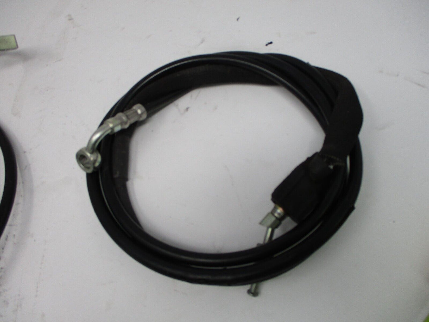 2014-2022 Harley Touring OEM Black Stainless Front Upper Brake Lines 06B95957