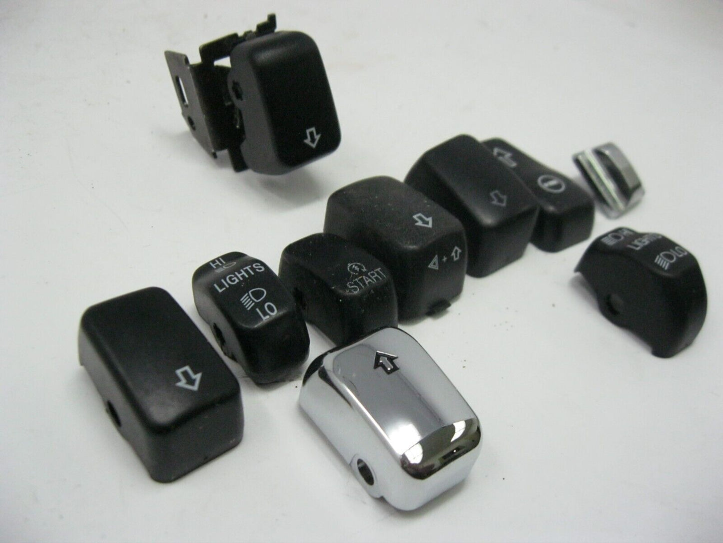 Harley-Davidson OEM Random Pack of 10 Switch Housing Buttons ** Button Set 1 **