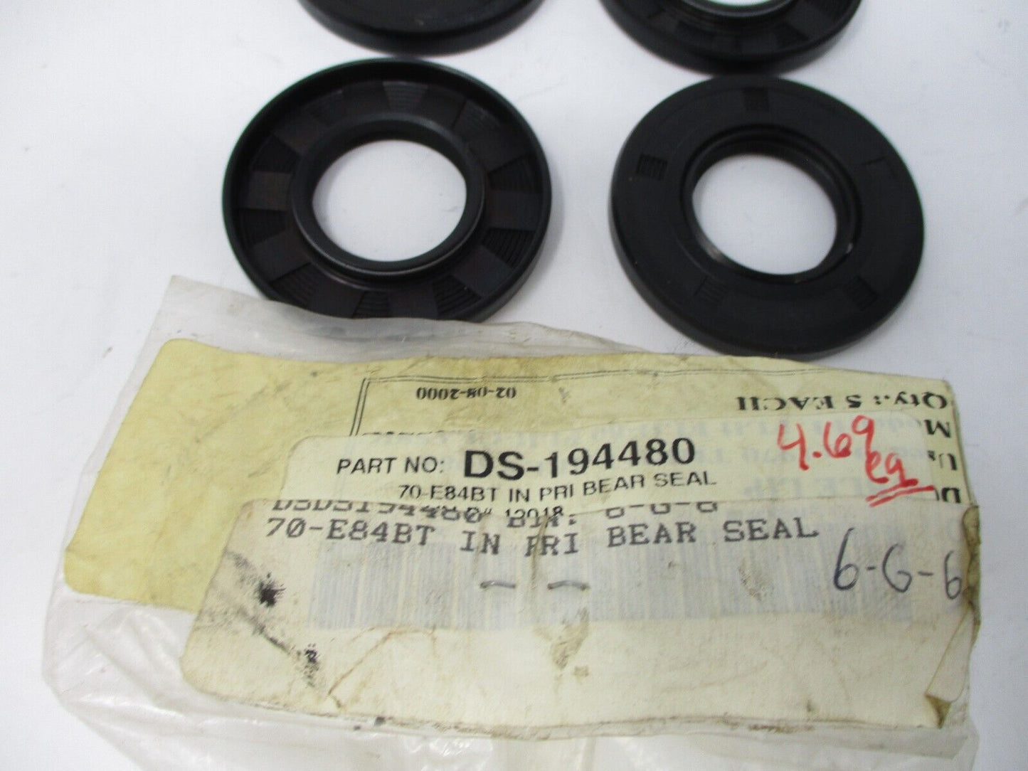 4pcs Harley Davidson Inner Primary Oil Seal Shovelheads FX FL 70-84 OEM 12018