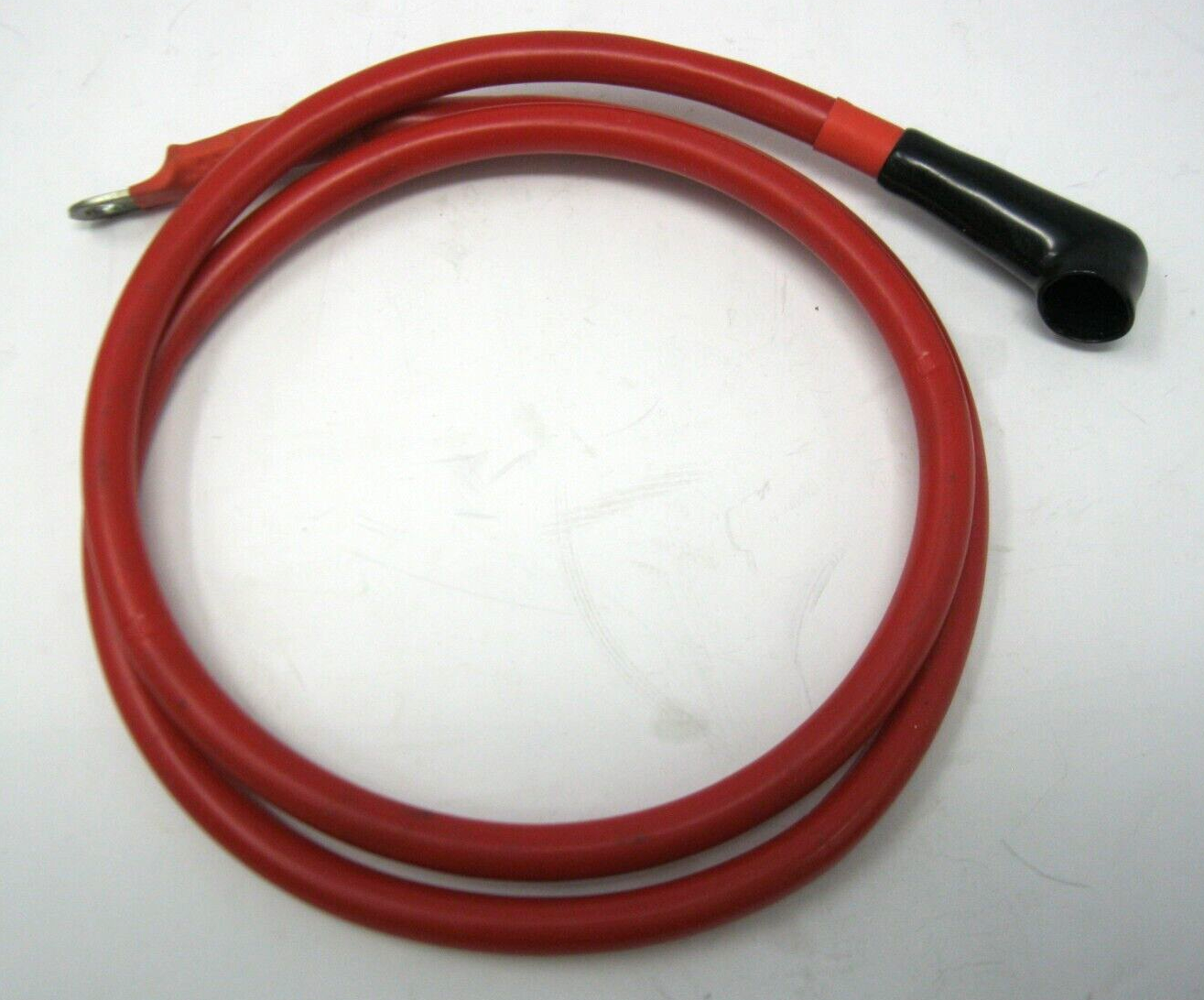 Appx. 36" Power Cable with 1/4' connectors and rubber boot (Single Cable)
