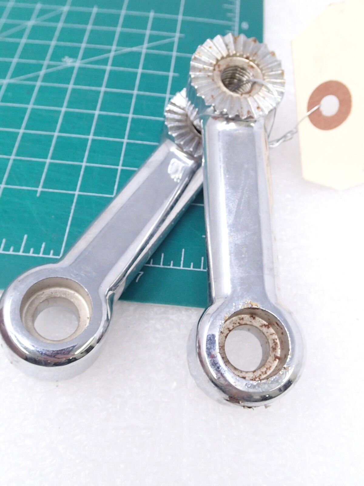 Harley Davidson Chrome Fog Lamp Mount Support Bar PAIR