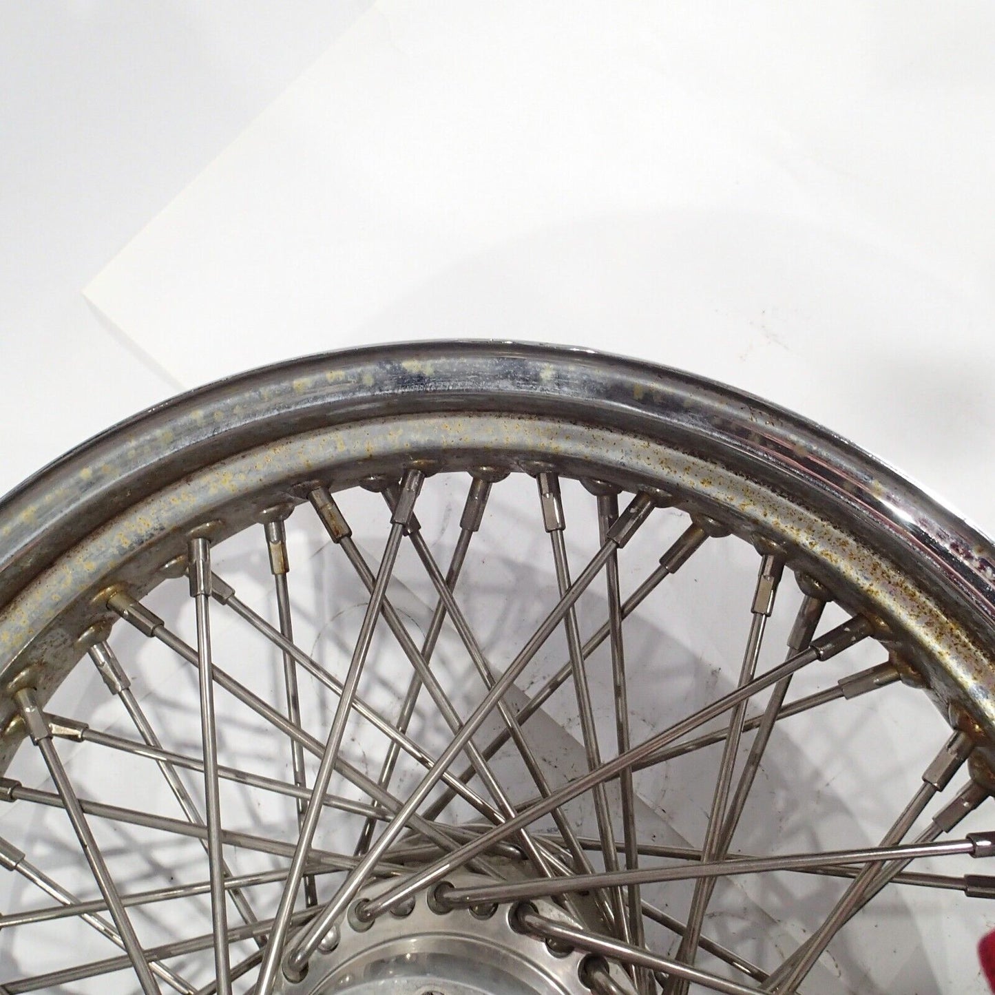 Chrome 60 Spoke Billet 16" x 3.5" Rear Wheel for Harley & Custom Models (#4)