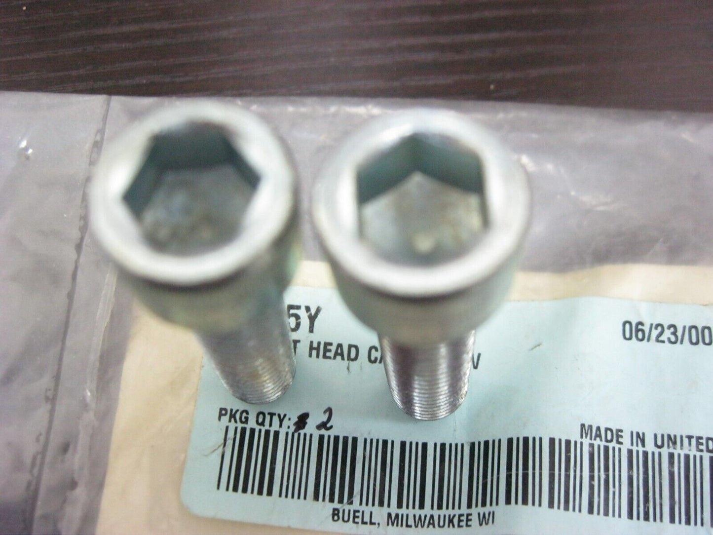 Buell OEM Socket Head Cap Screw (2-Pack) Fitment Unknown 3435Y