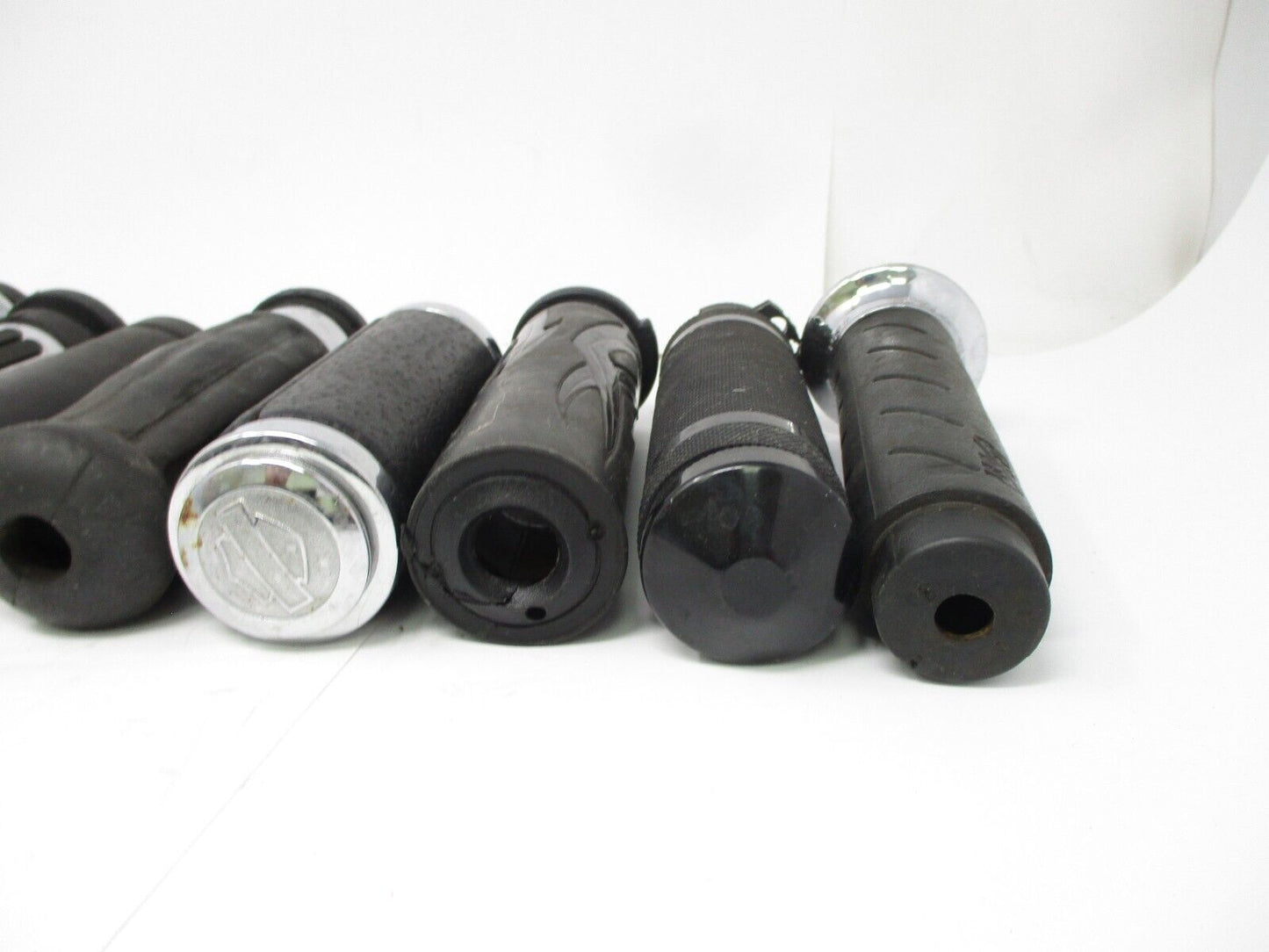 Harley Davidson Misc Used Grip Lot (11pcs different grips) skull and other shape