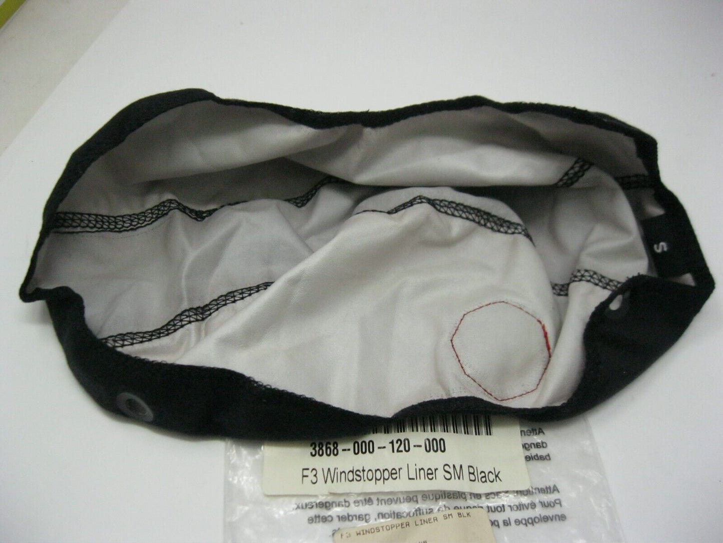 Klim Small Windstopper Liner for an F3 Helmet 3868-000-120-000