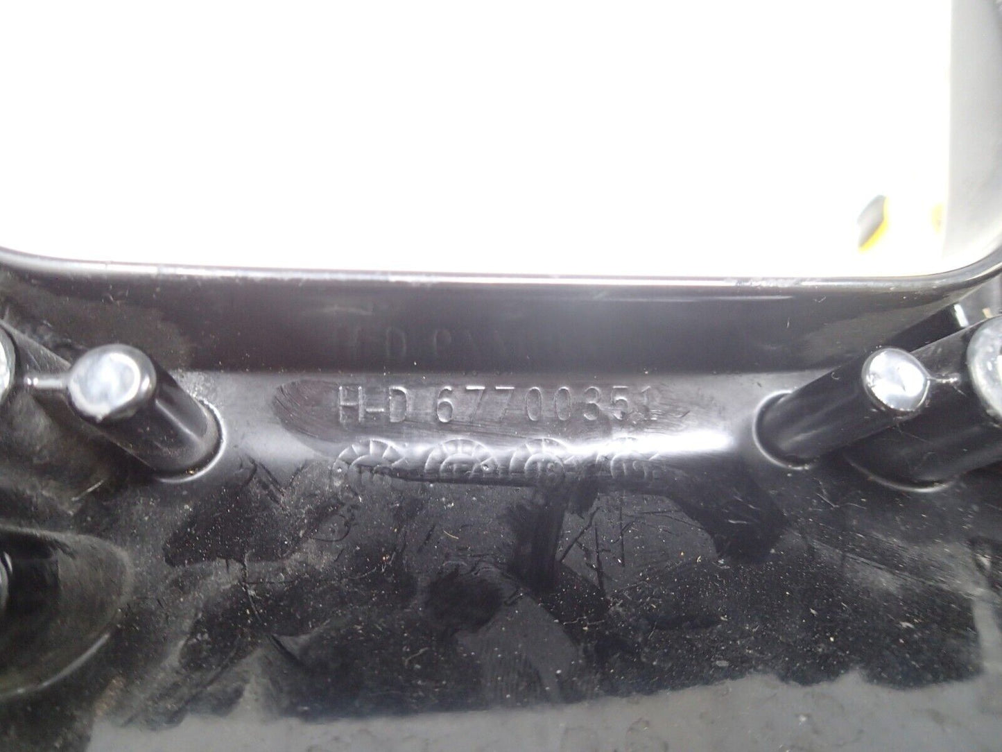 HARLEY DAVIDSON HEADLIGHT VISOR 67700351 Black