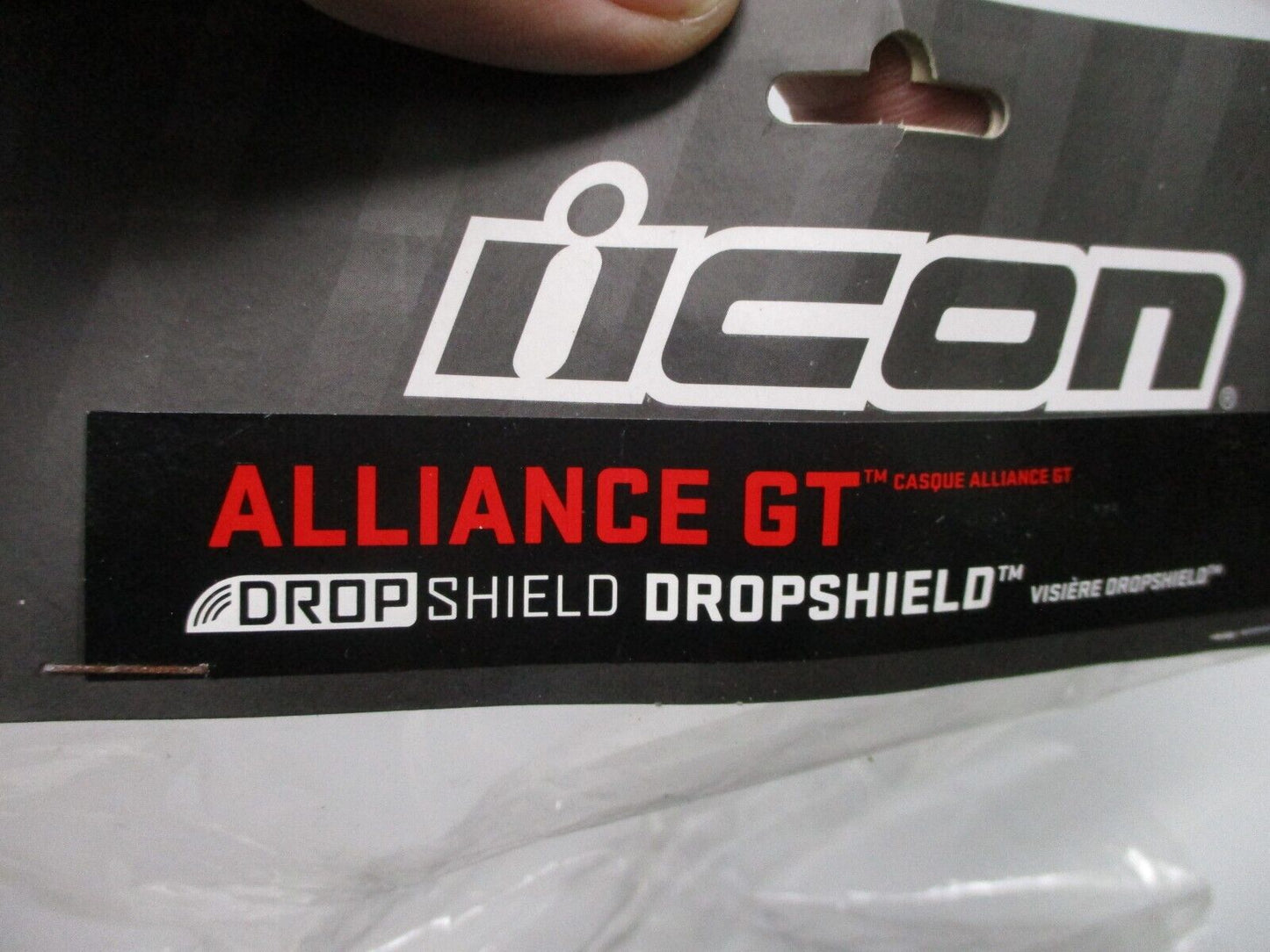 Icon IS-02/ 0130-0389 DROP SHIELD DK SMOKE Alliance GT Helmets 0130-0629