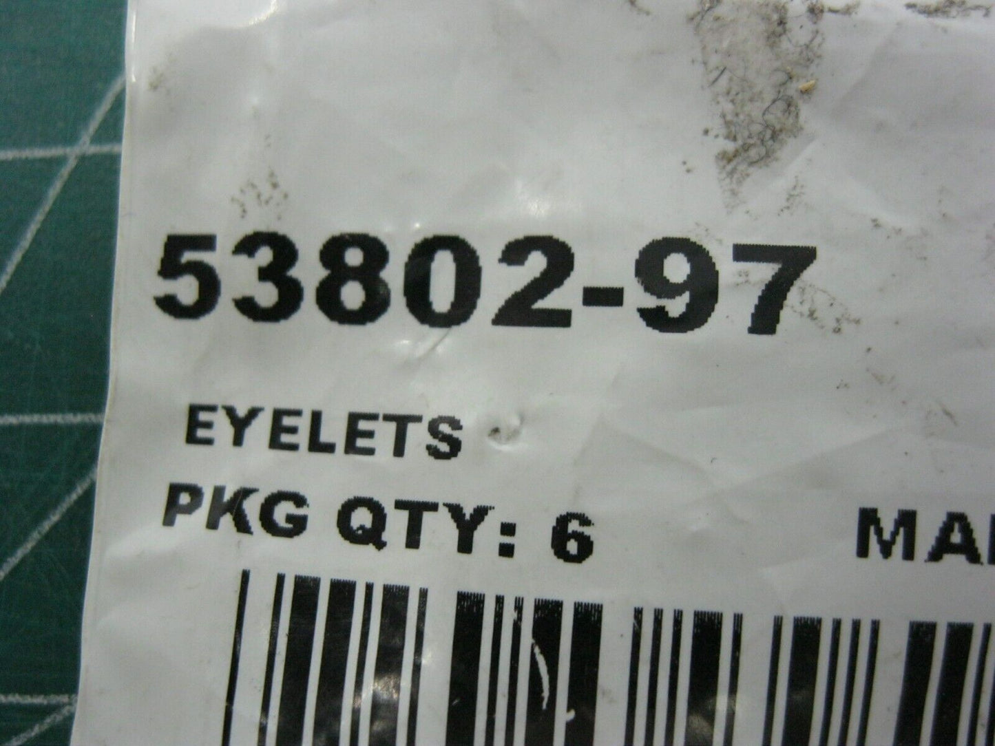 Harley-Davidson OEM 00-05 Electra Glide Luggage Box Eyelet (6-Pack) 53802-97